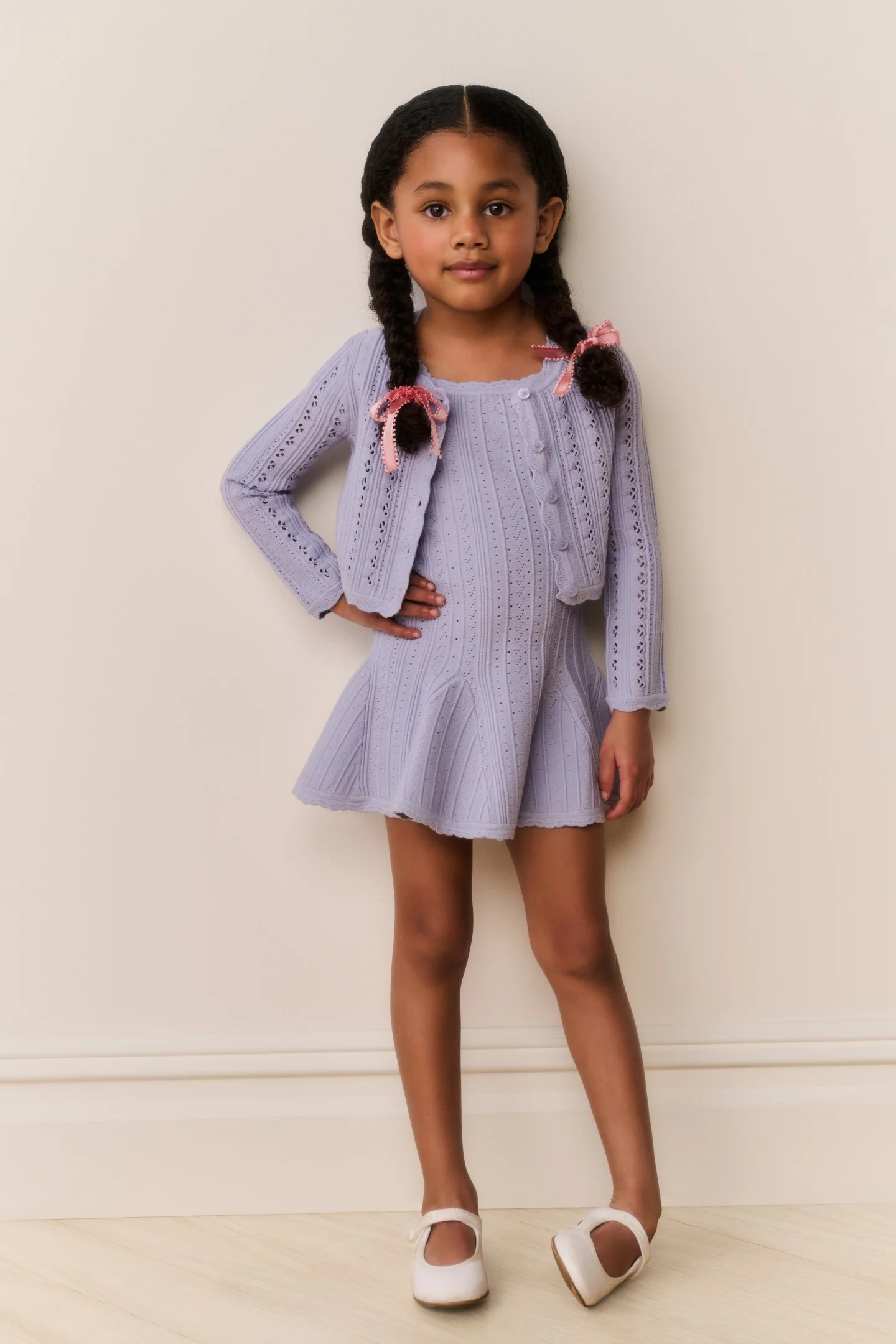 Chaleco Emlynn Pointelle para Niñas Pequeñas