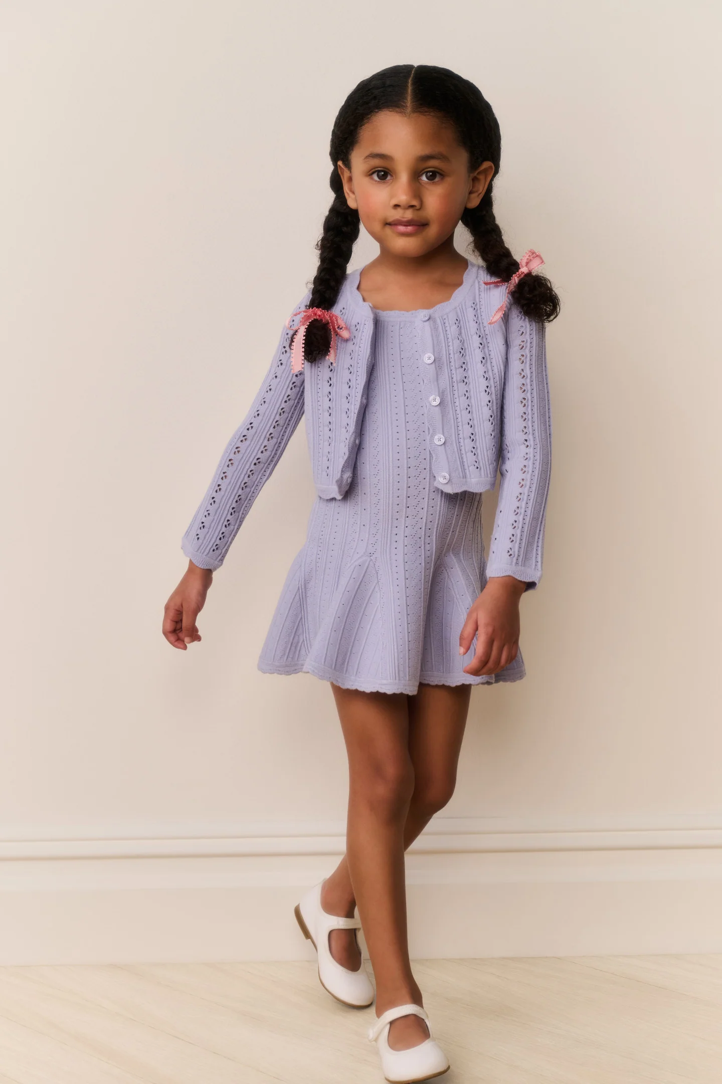 Chaleco Emlynn Pointelle para Niñas Pequeñas