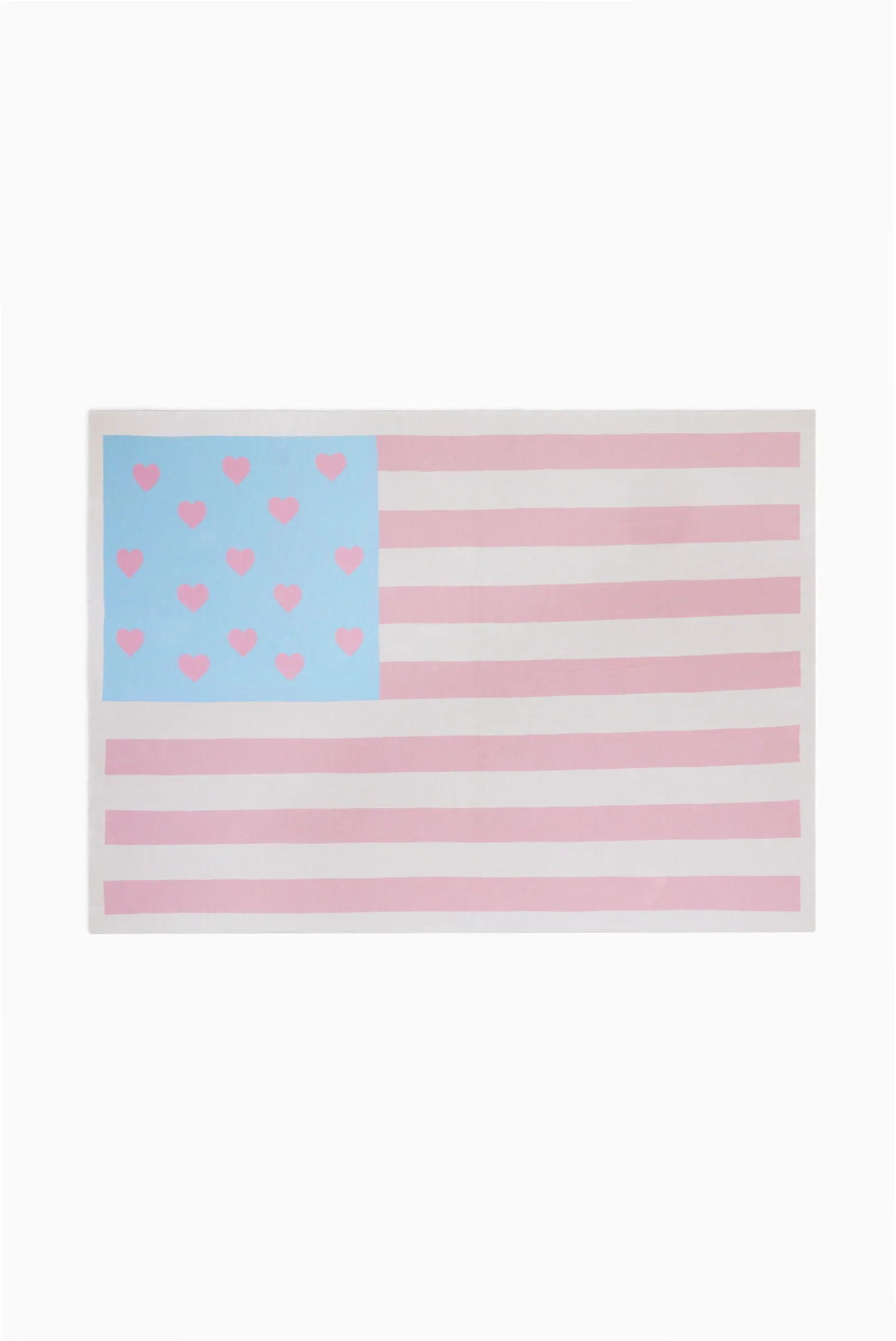Manta con Bandera Americana