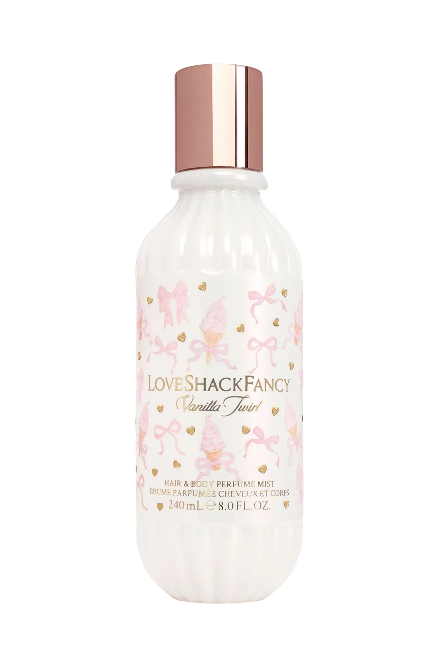 Perfume de Cuerpo y Cabello Vanille Twirl con Mousse de Vainilla y Caramelo Salado