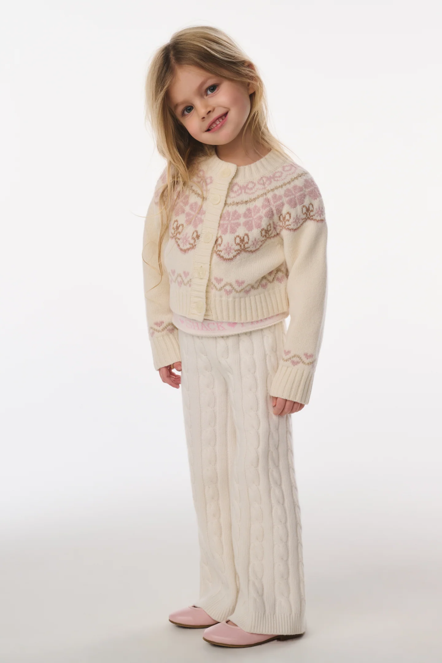 Chaleco Fair Isle para Niñas Wrenna