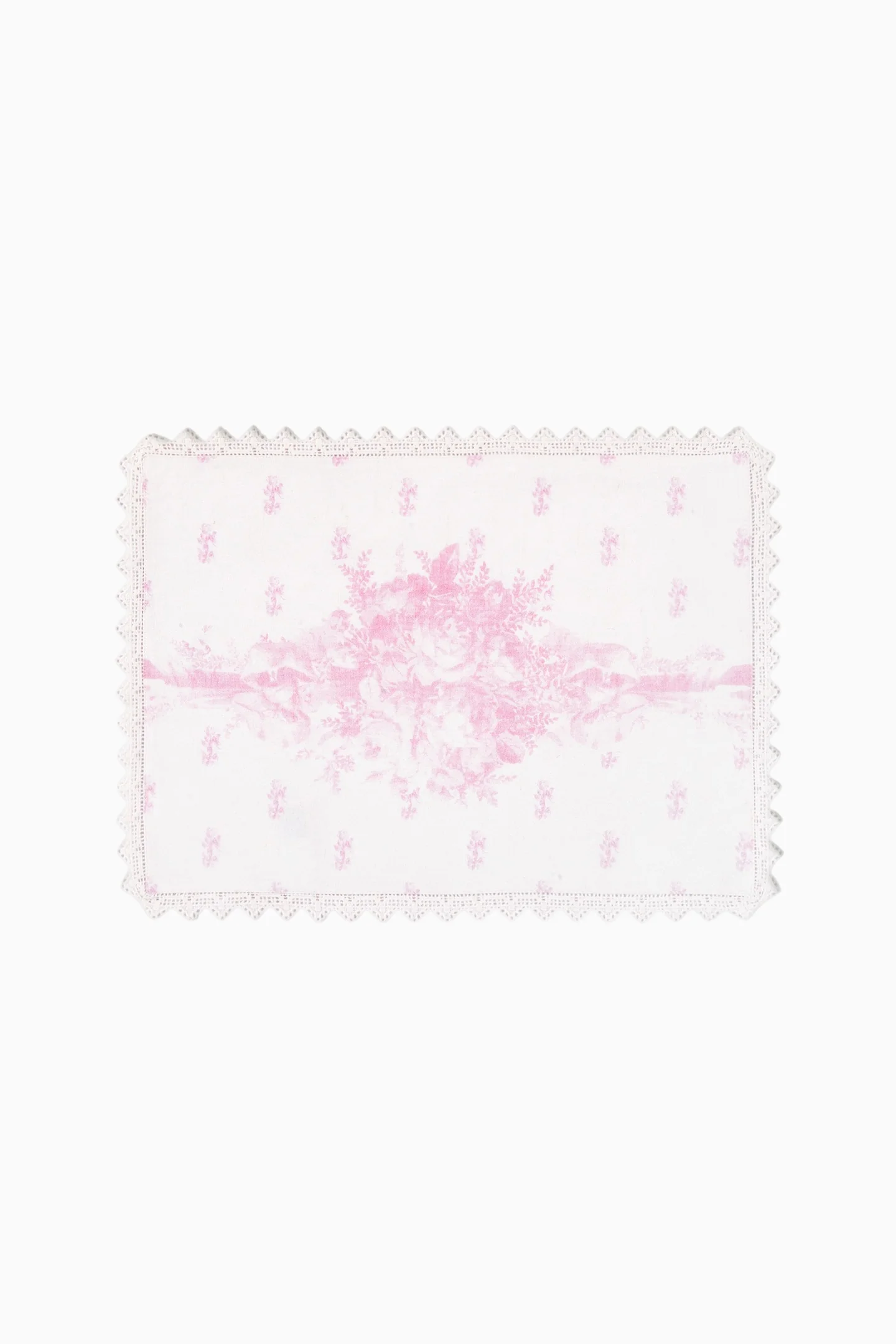 Manteles de Mesa Estampados Rosa Victoriano - Conjunto de 4