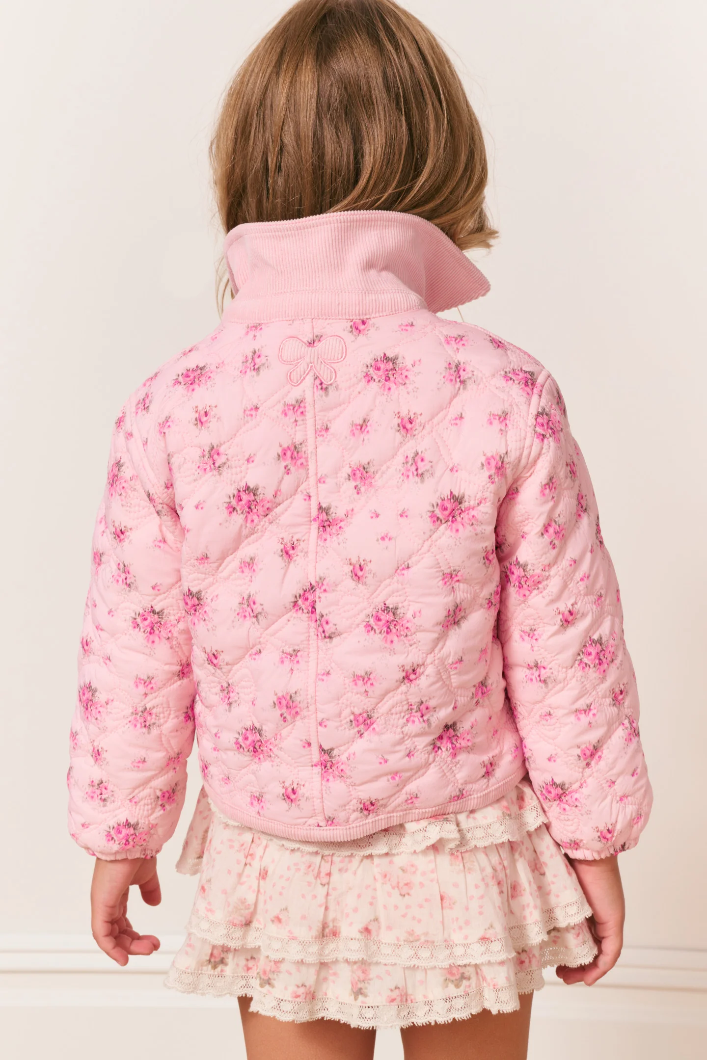 Chaqueta acolchada floral Aubrina para niñas