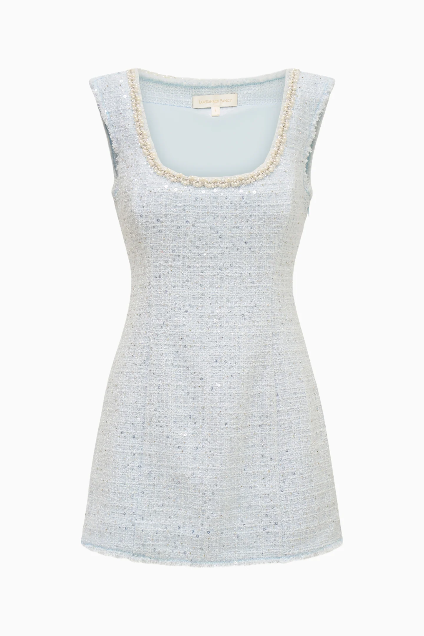 Vestido Mini de Tafetán con Lentejuelas Adelaine