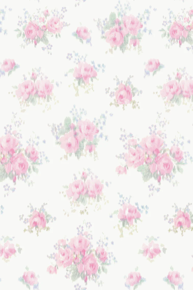 Papel pintado estándar Breezy Ikat Rosa