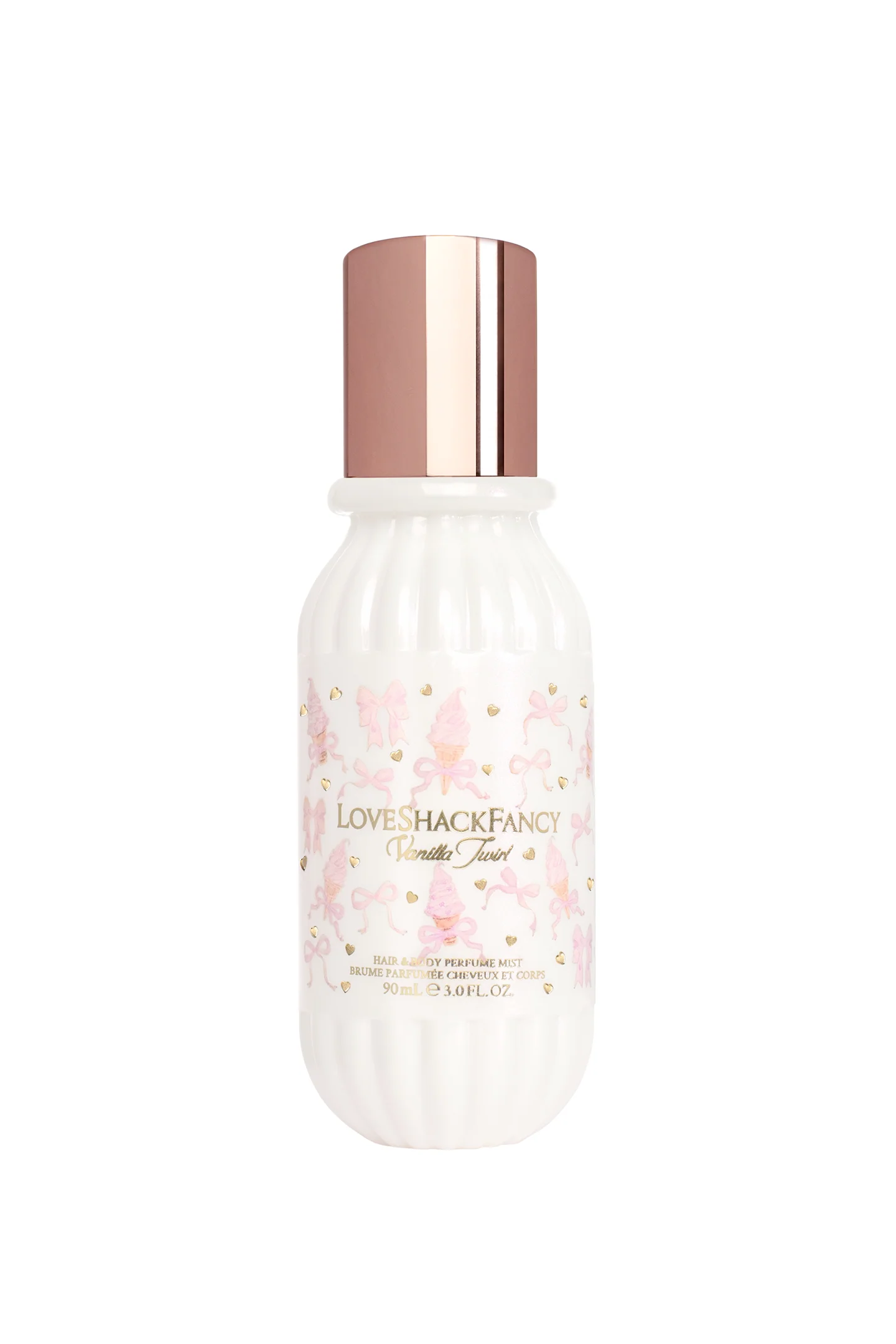 Mini Perfume Espolvorera para Cuerpo y Cabello con Vainilla Mousse y Caramelo Salado