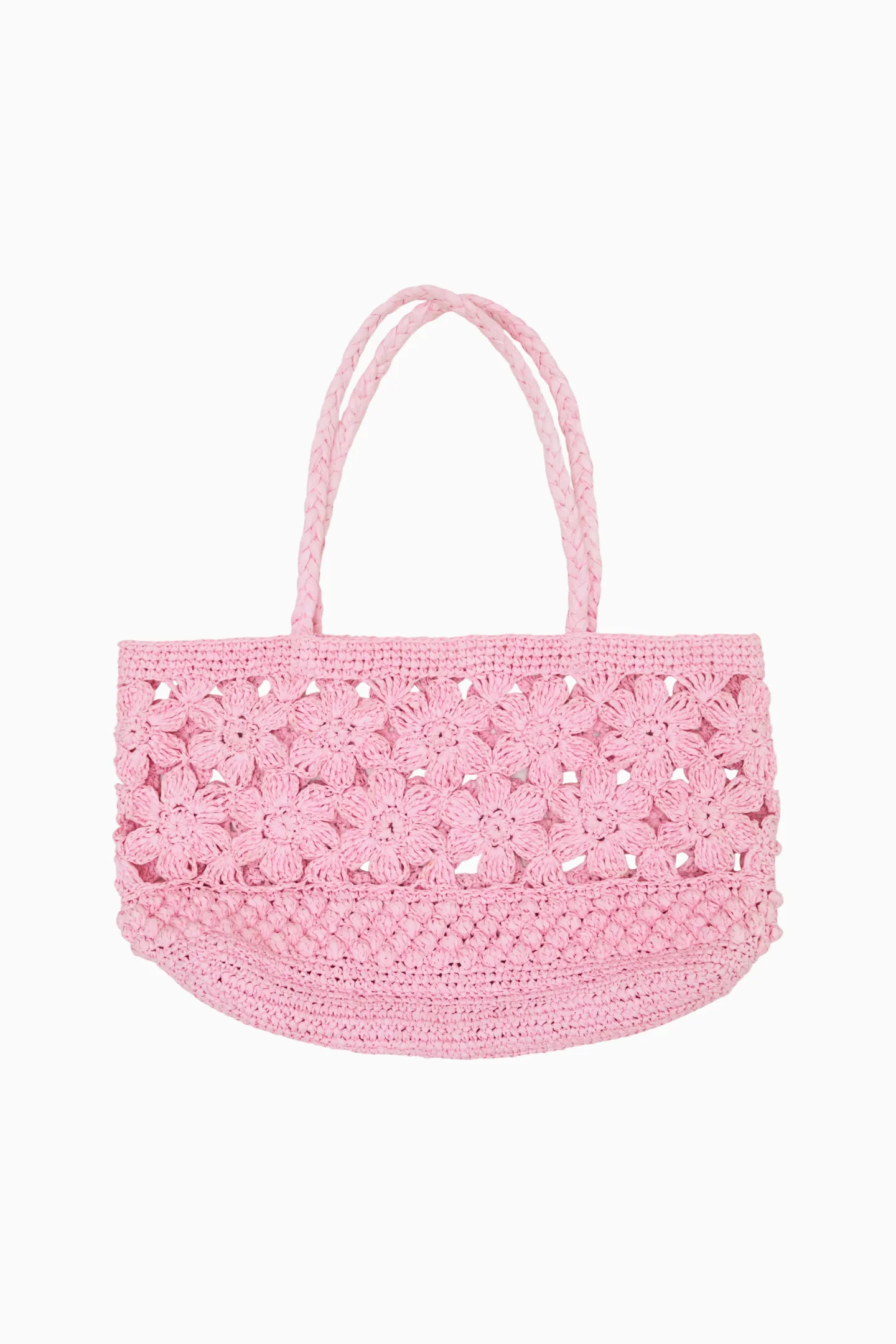 Bolso de paja floral Sharlo