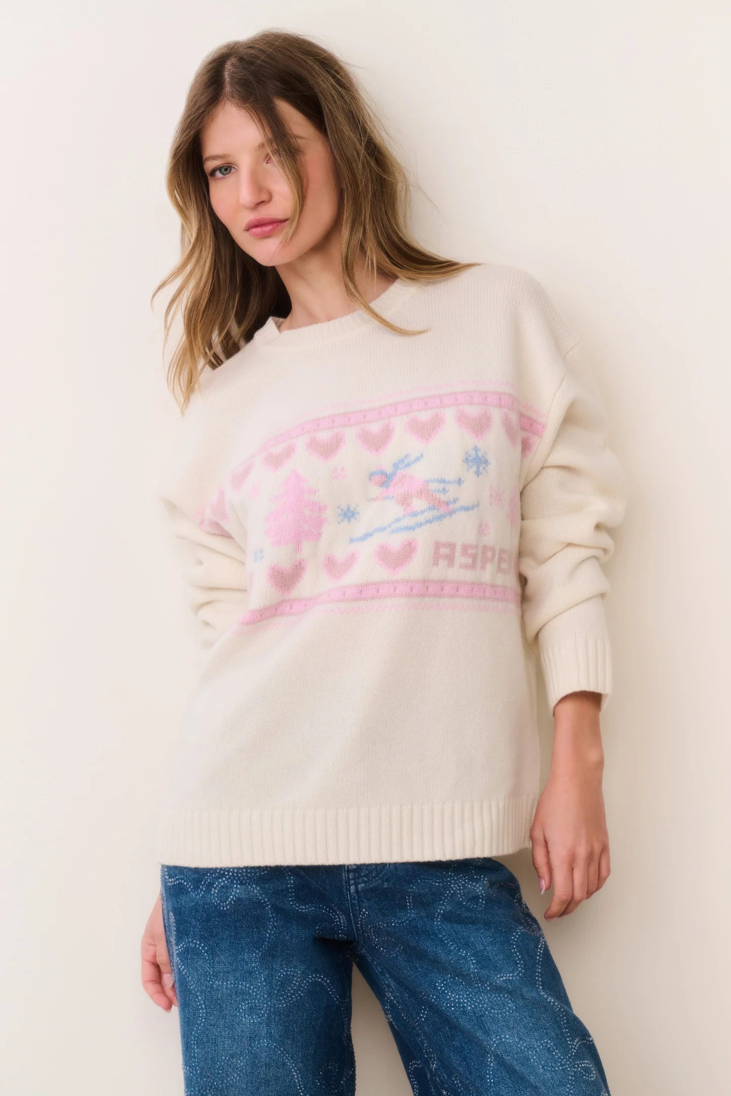 Pulóver de Lana Francie Jacquard