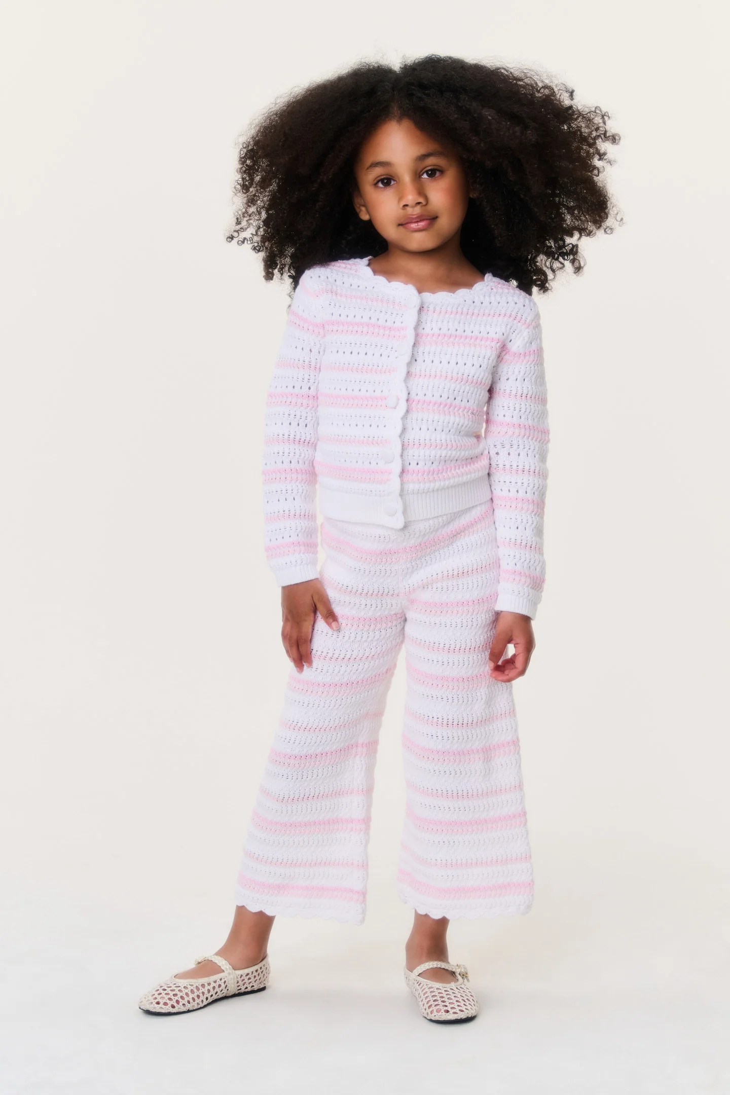 Pantalón de ganchillo Fawna para niñas pequeñas