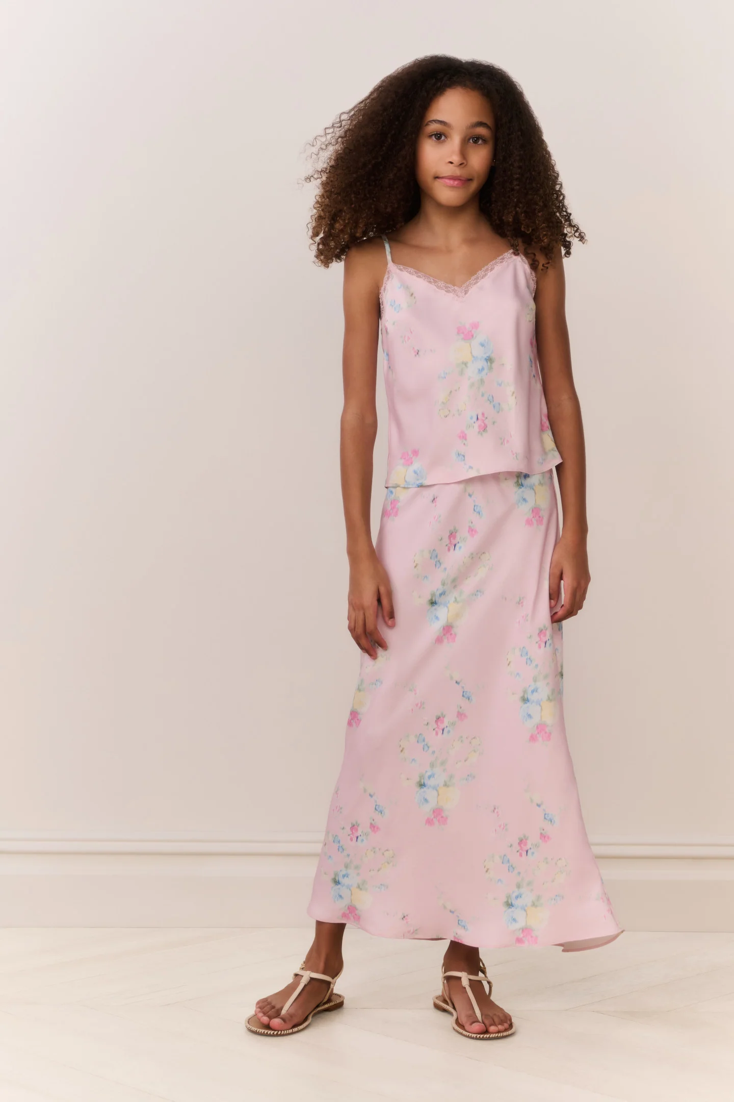 Falda Maxi Floral Tween Kalo