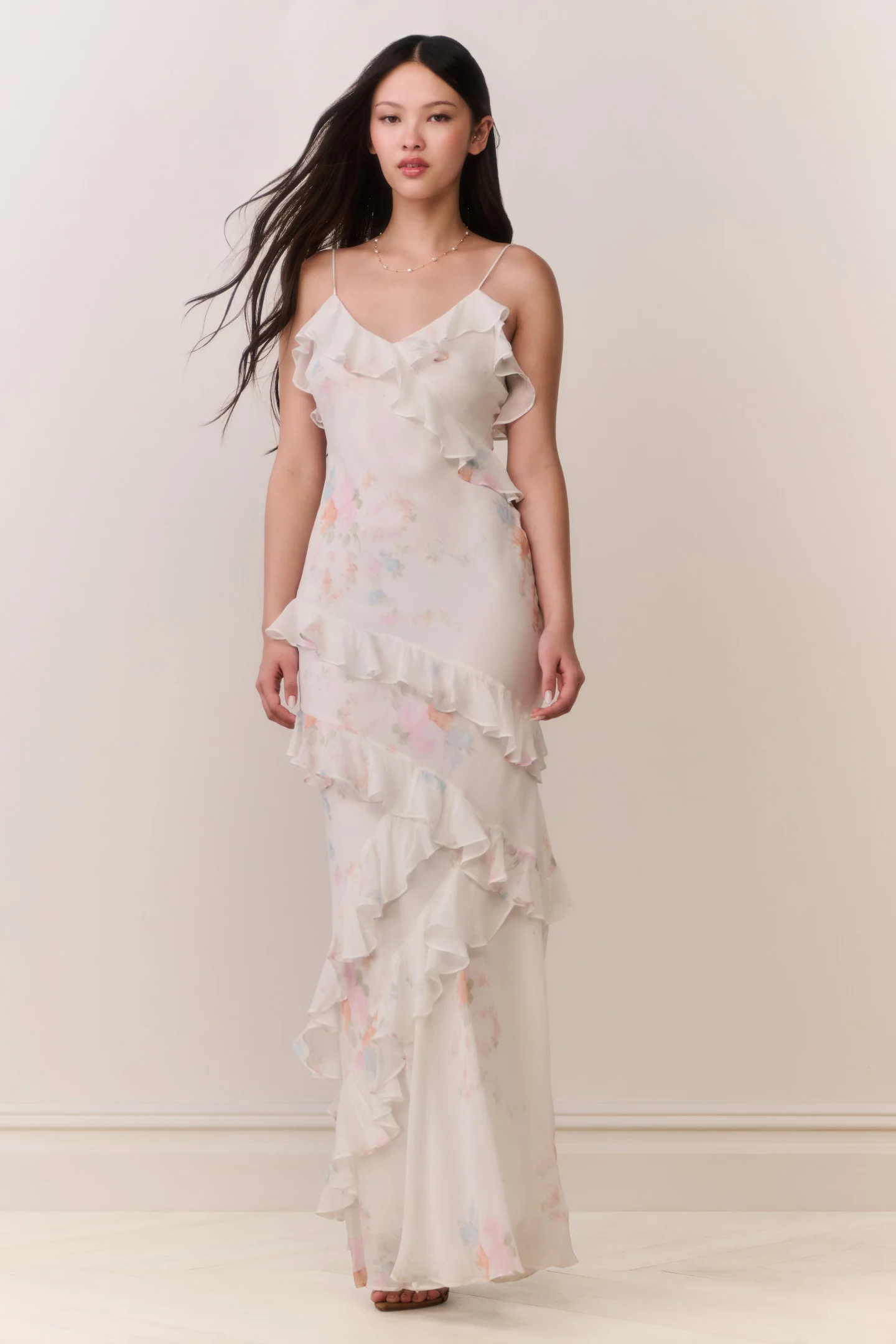 Vestido maxi con estampado floral Rialto