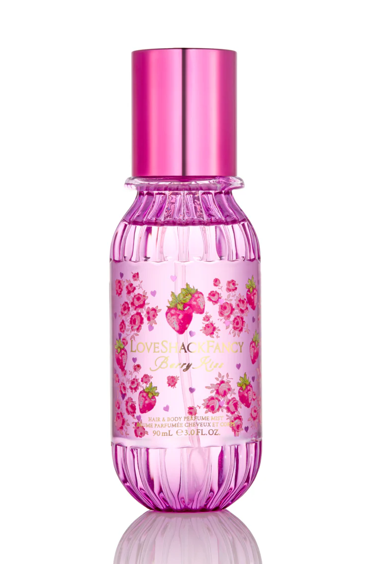 Mini Berry Kiss Spray para Cuerpo y Cabello con Mermelada de Almíbar