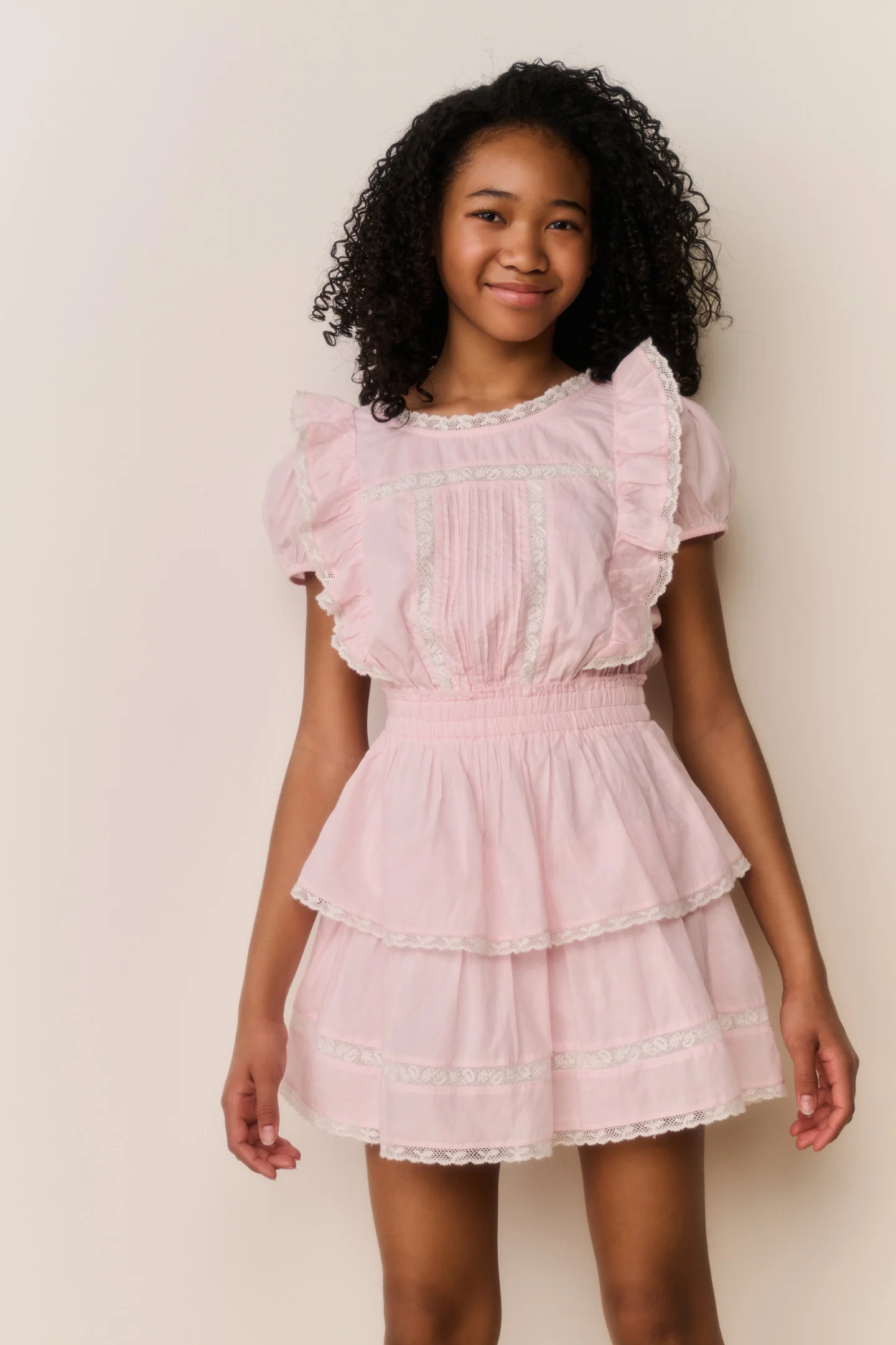 Vestido Mini de Algodón Tween Jaime