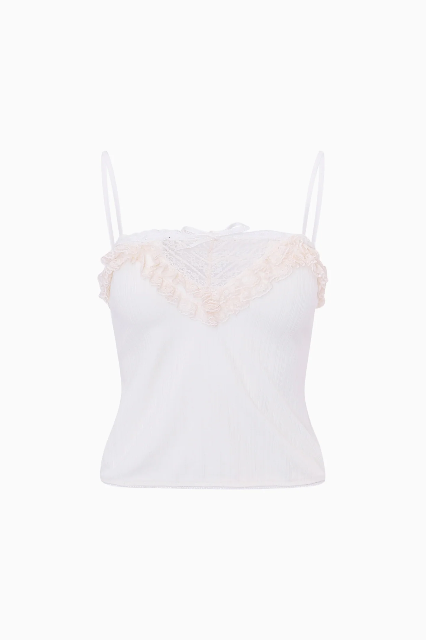 Camisola Corta con Volantes Delphian