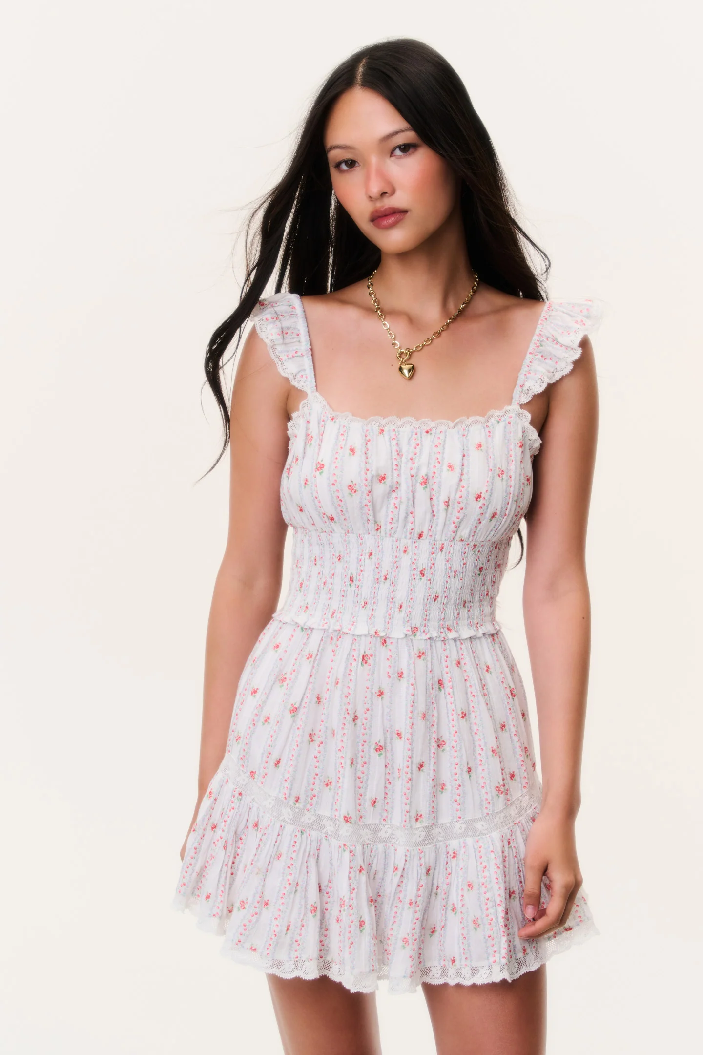Vestido Mini de Rayas de Cereza Maralina