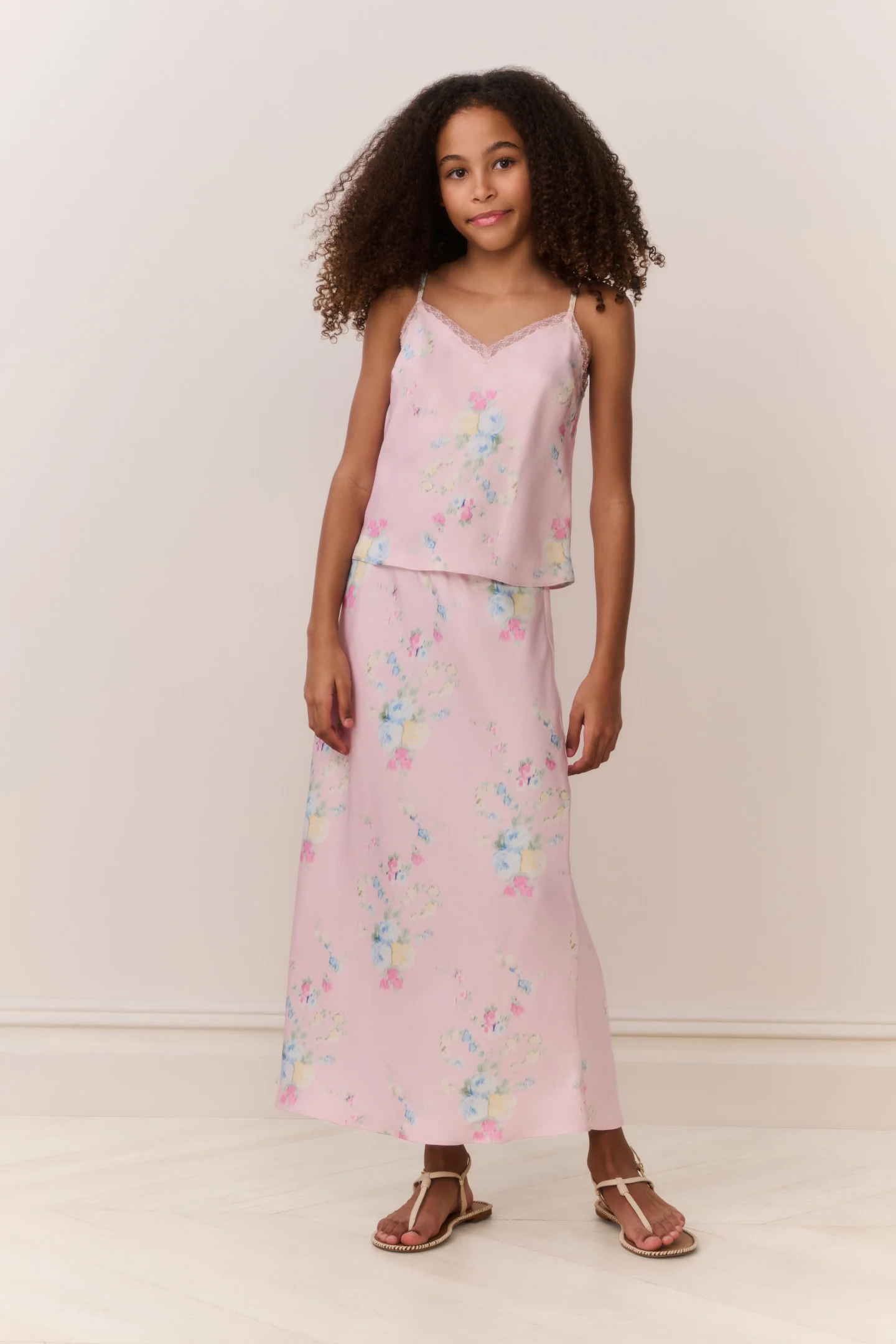 Falda Maxi Floral Tween Kalo