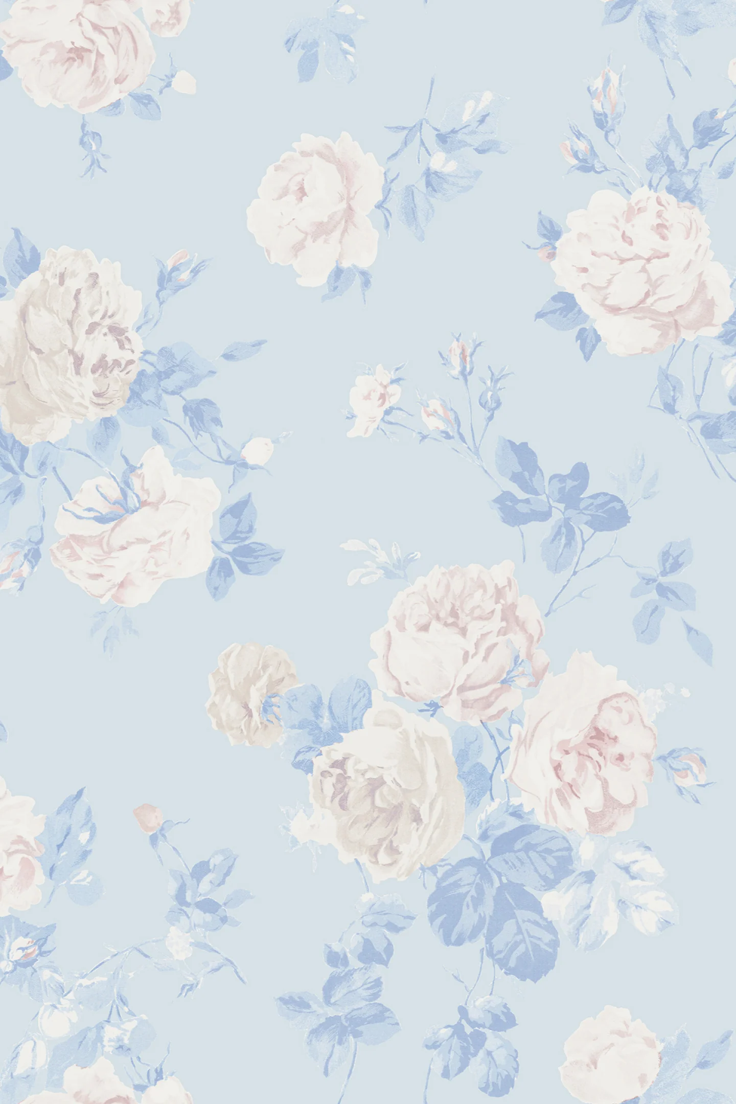 Papel Pintado Estándar Azul Susurro