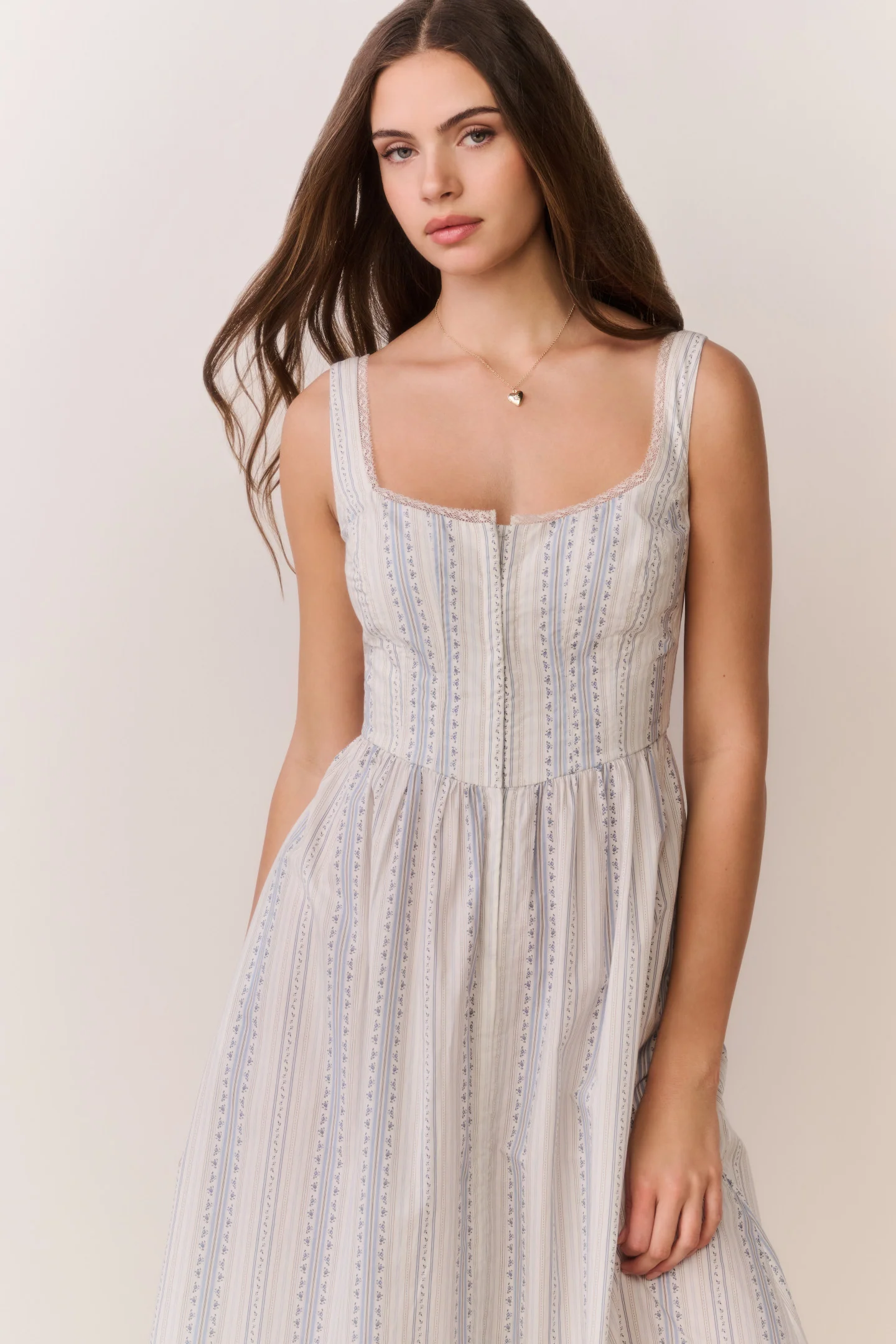 Vestido Midi de Terciopelo de Algodón Majory