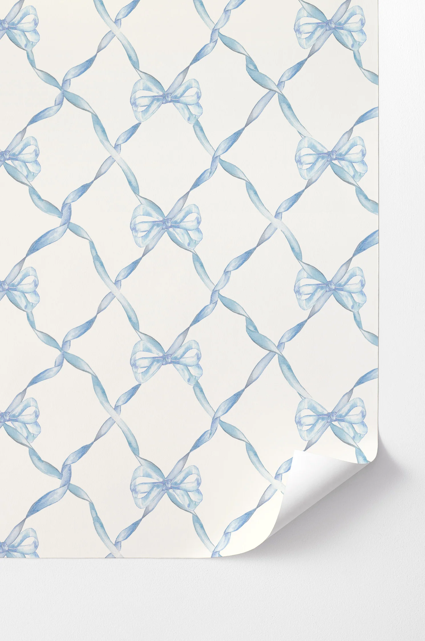 Papel Pintado Adhesivo de Arco Azul para Bebé