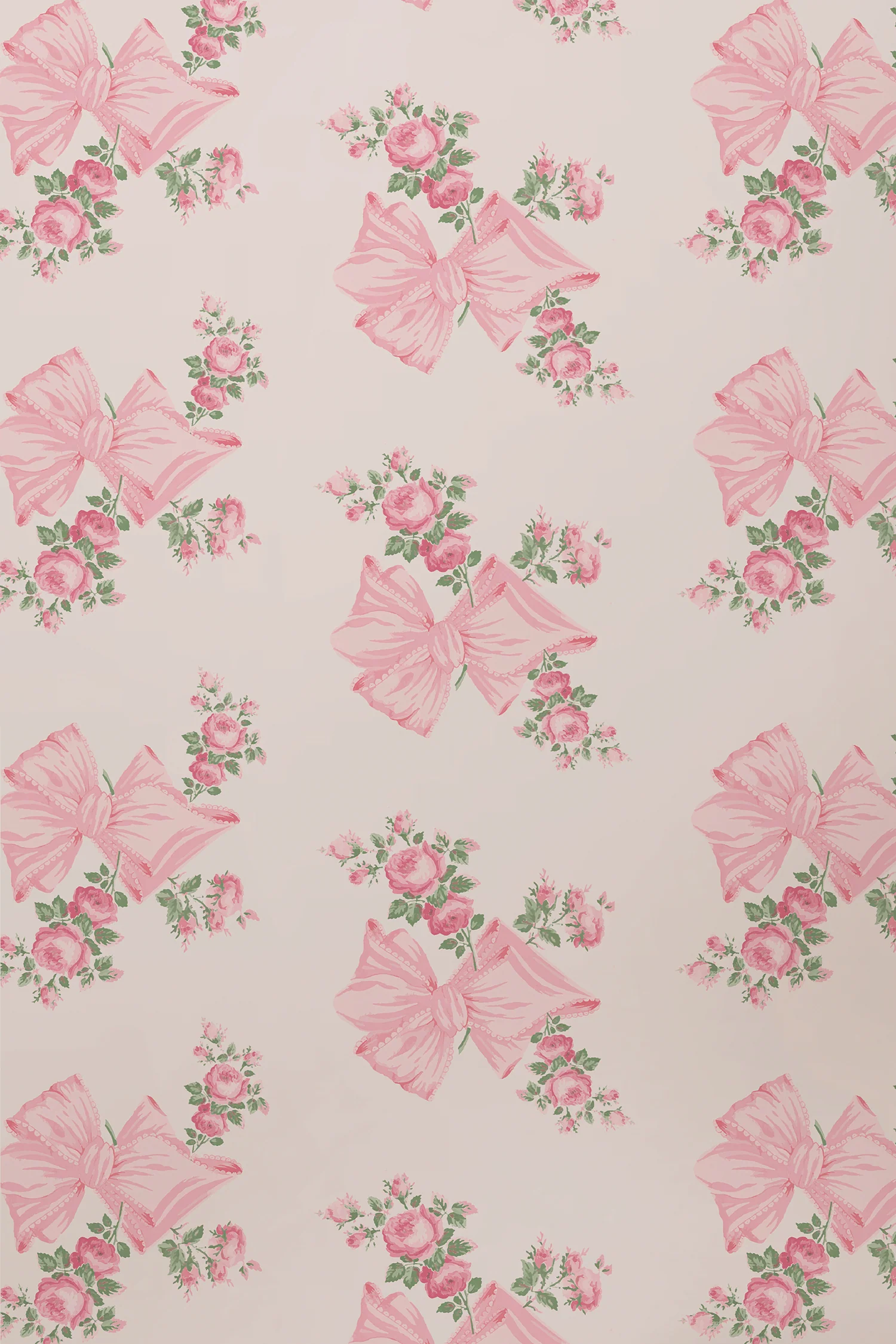 Papel Pintado Estándar Beaux Pink Mint Rosa