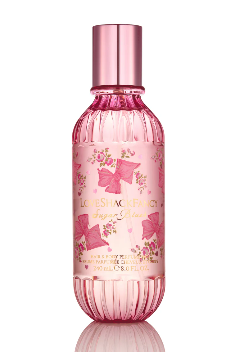 Juego de Perfume para Cuerpo y Cabello Sugar Blush Tamaño Completo y Mini