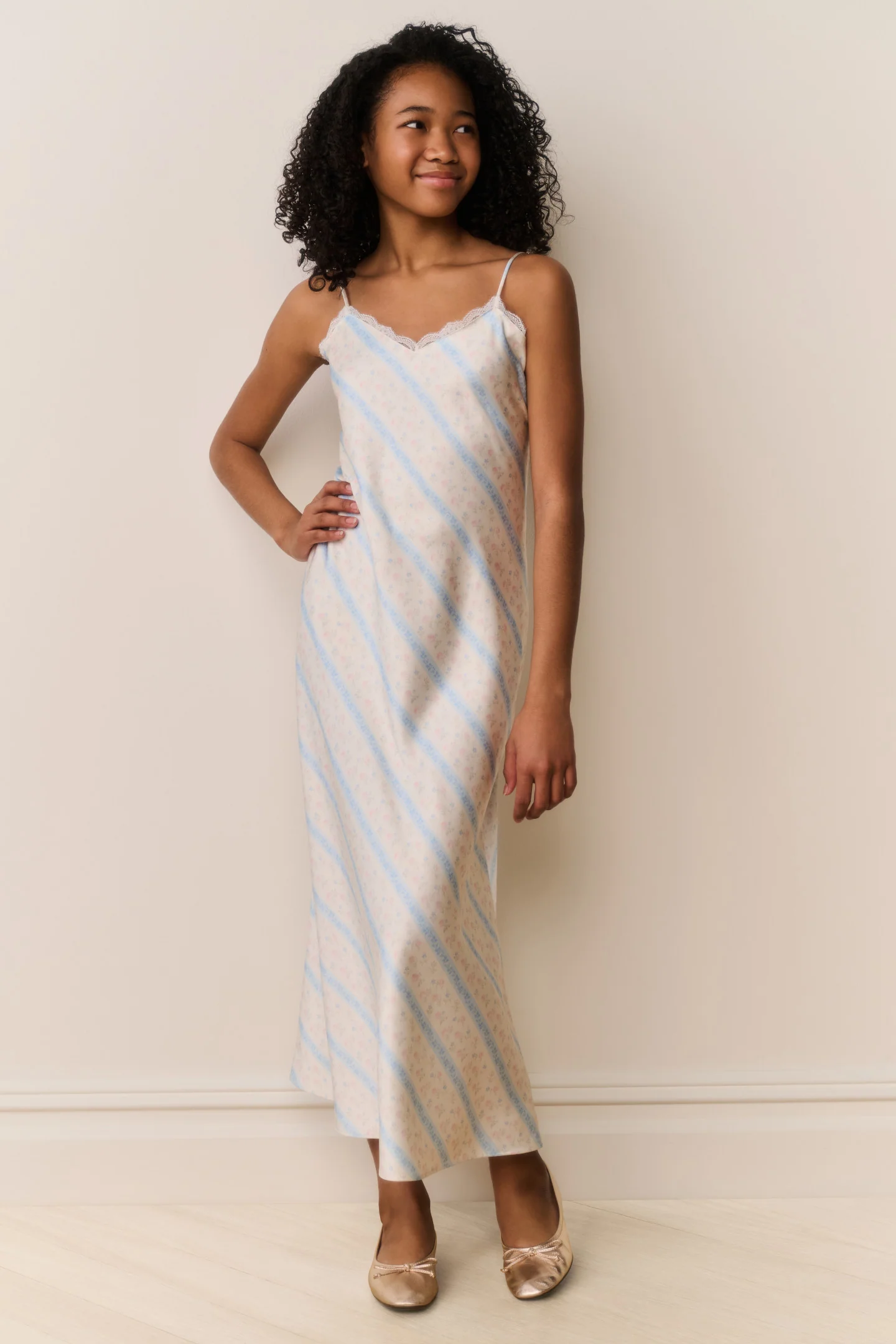 Vestido Maxi Estampado Floral Tween Adelise