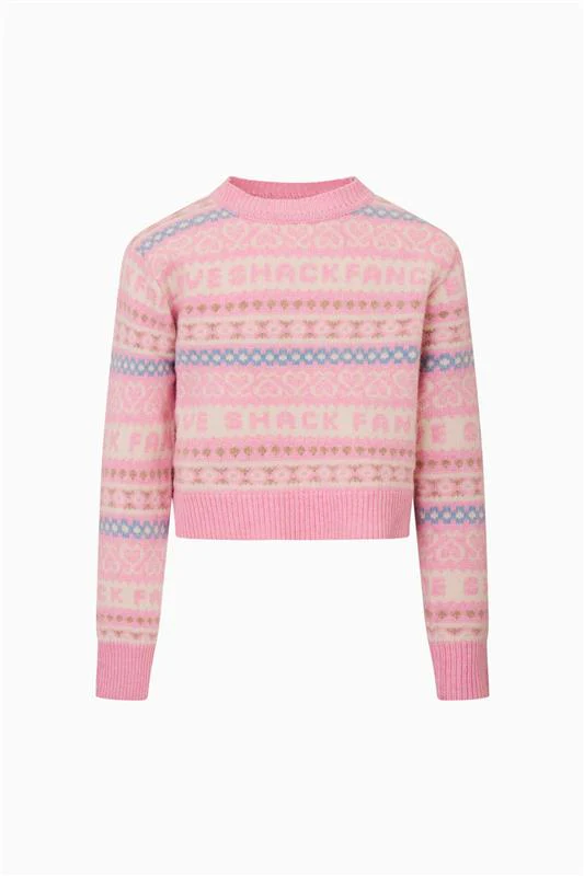 Chaleco de lana Fair Isle Calina para niñas
