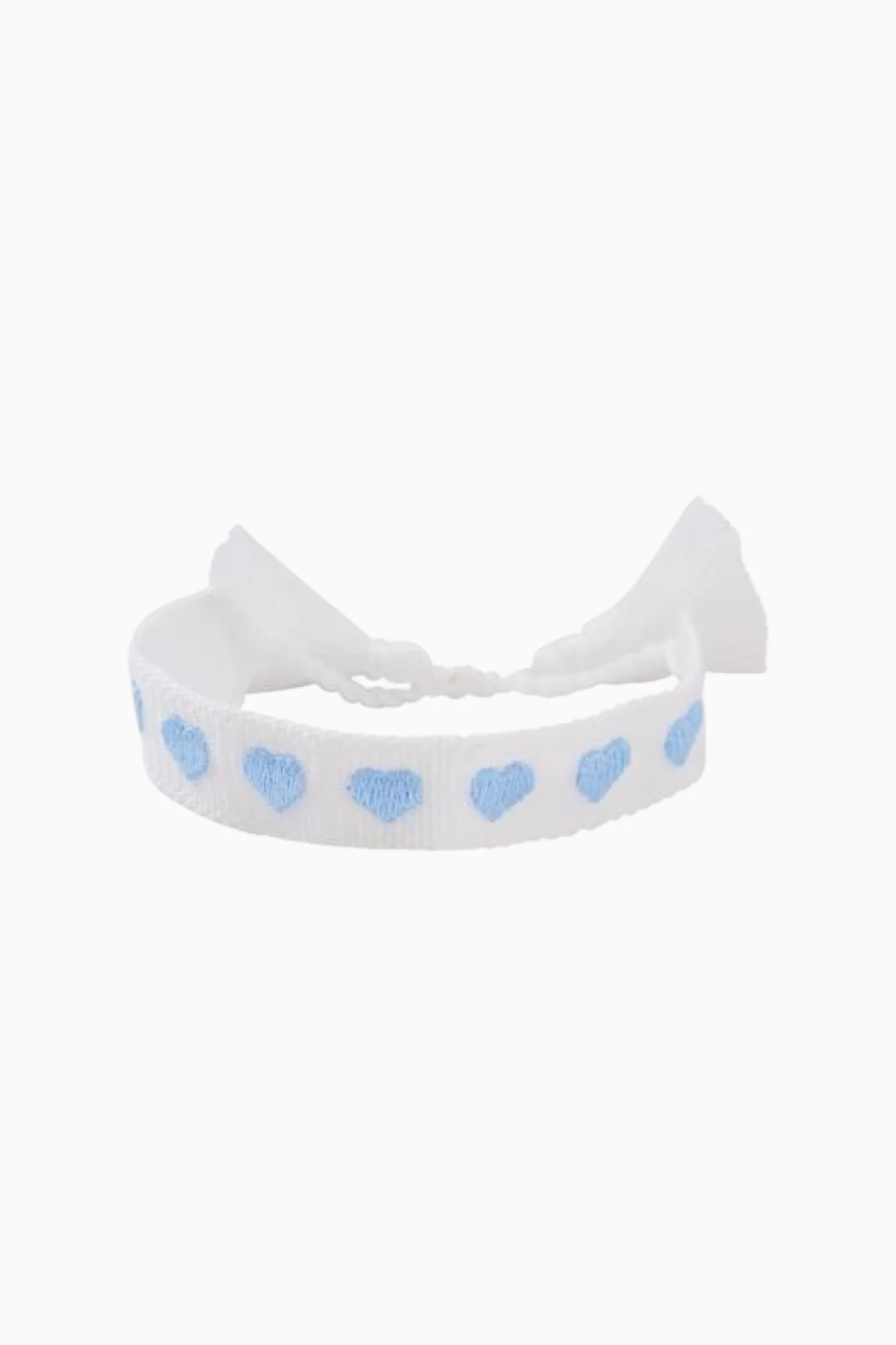 Pulsera tejida Blue Hearts Pulsera tejida Blue Hearts