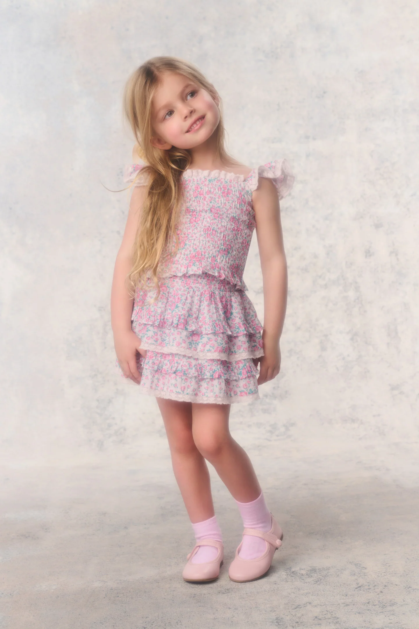 Top Floral Re-Edition Caspia para Niñas