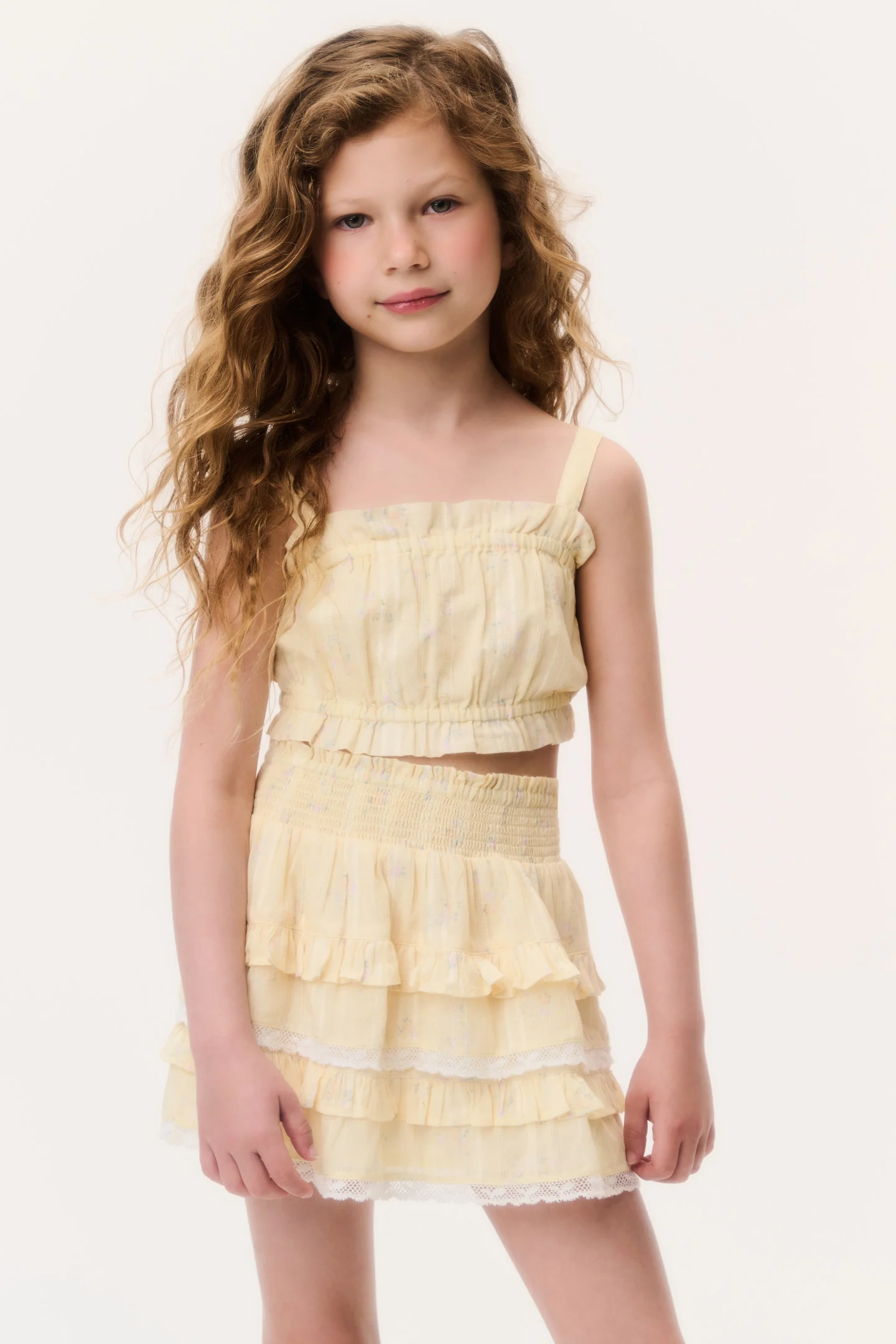 Camiseta Ken Floral Ditsy para Niñas Pequeñas