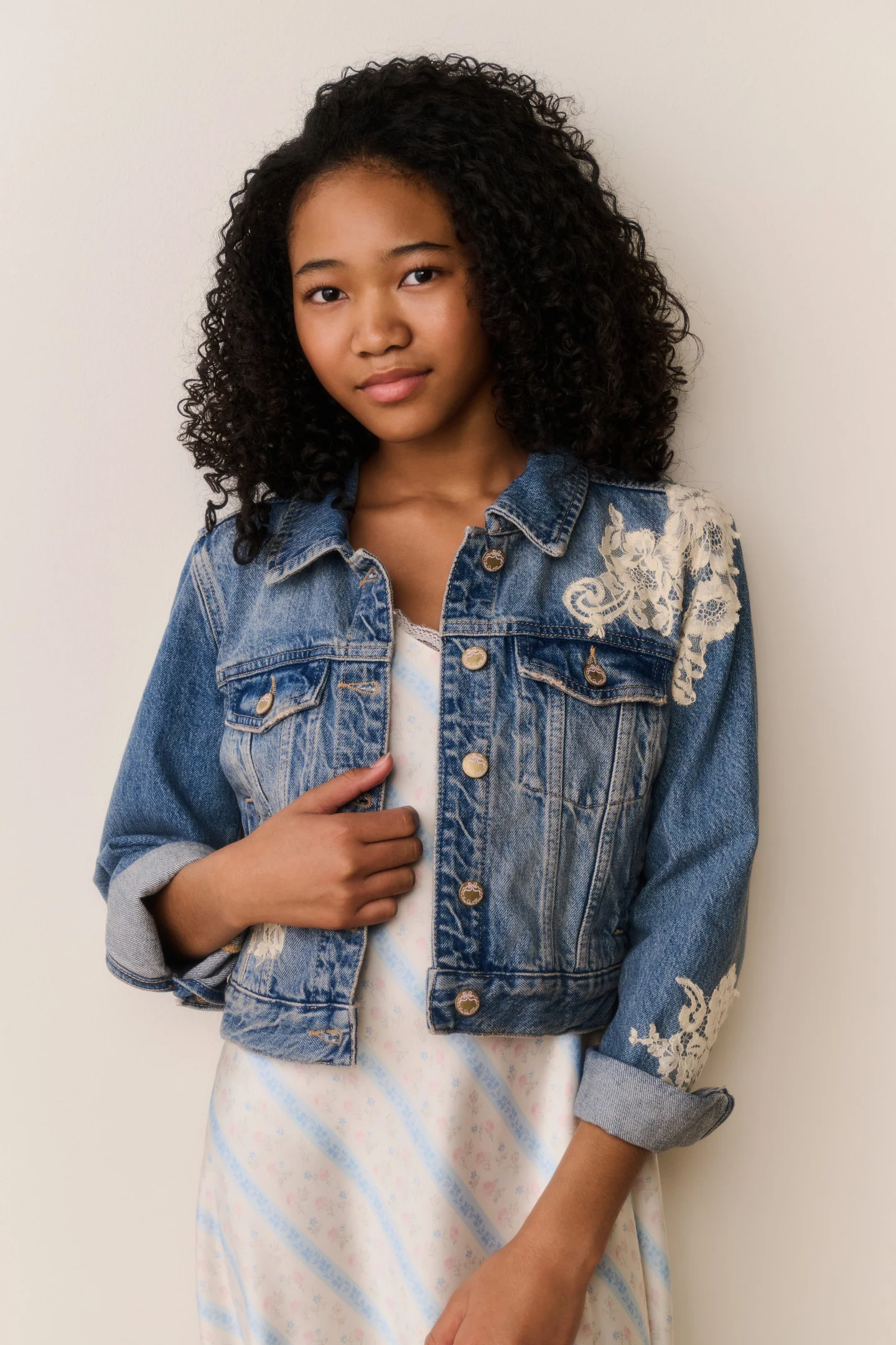 Chaqueta de Denim Tween Lavina