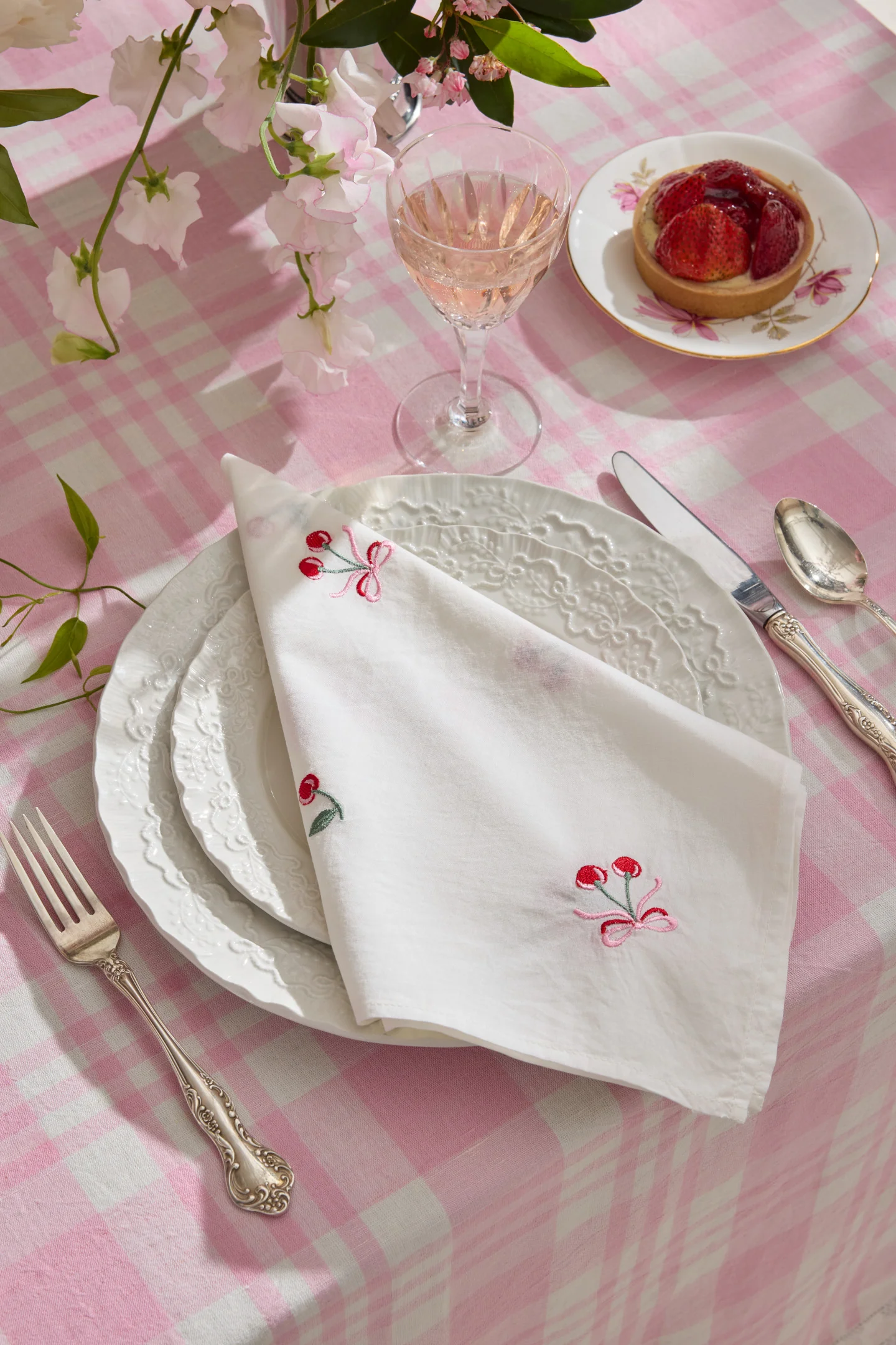 Servilletas Bordadas - Conjunto de 4