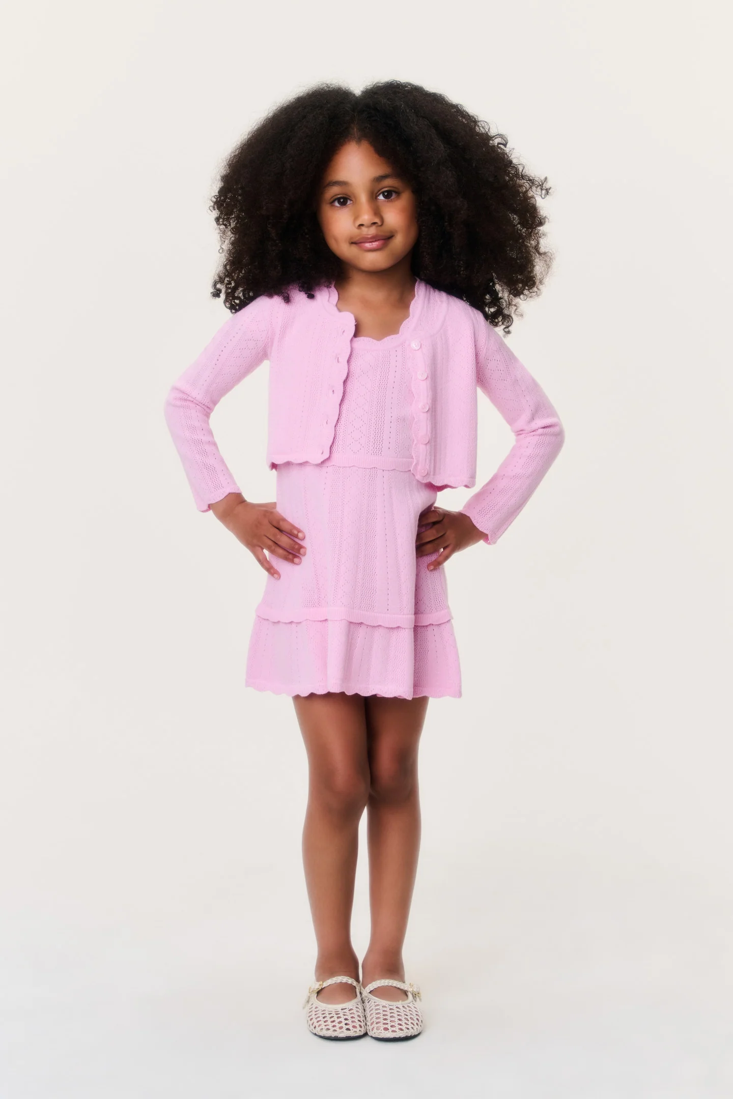 Chaleco Pointelle Elástico para Niñas