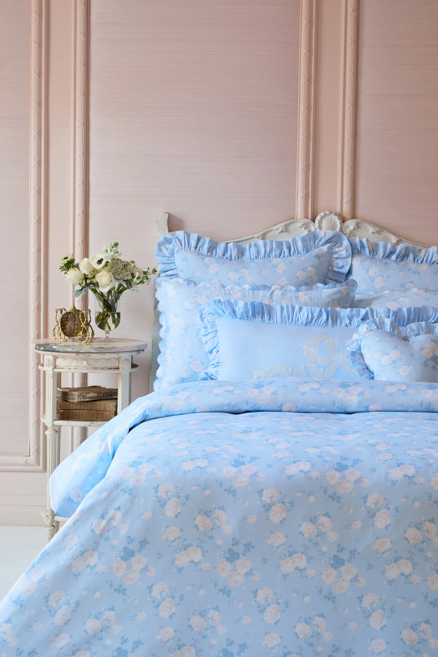 Conjunto de 2 Fundas de Almohada Euro con Volantes Bohemio