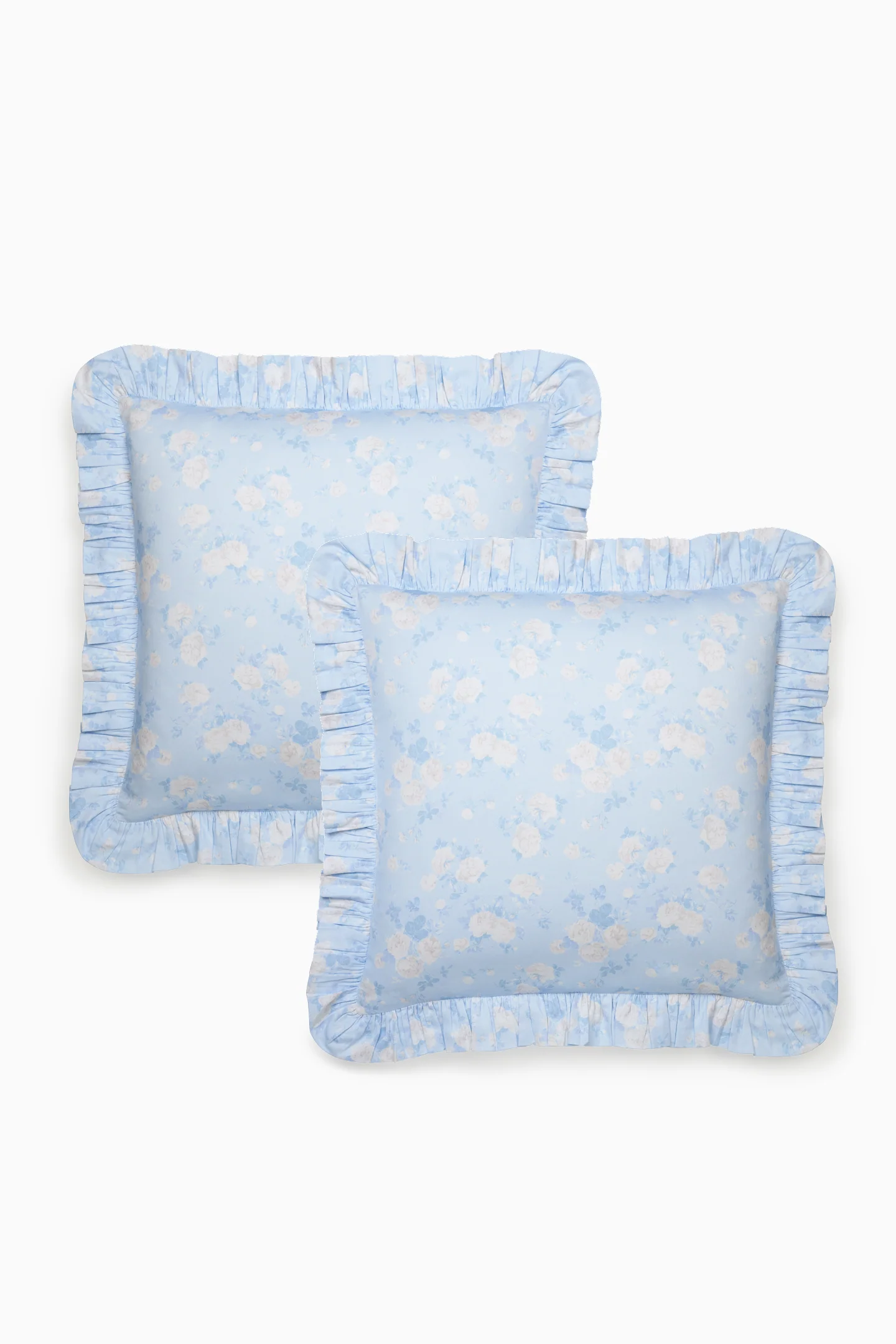 Conjunto de 2 Fundas de Almohada Euro con Volantes Bohemio