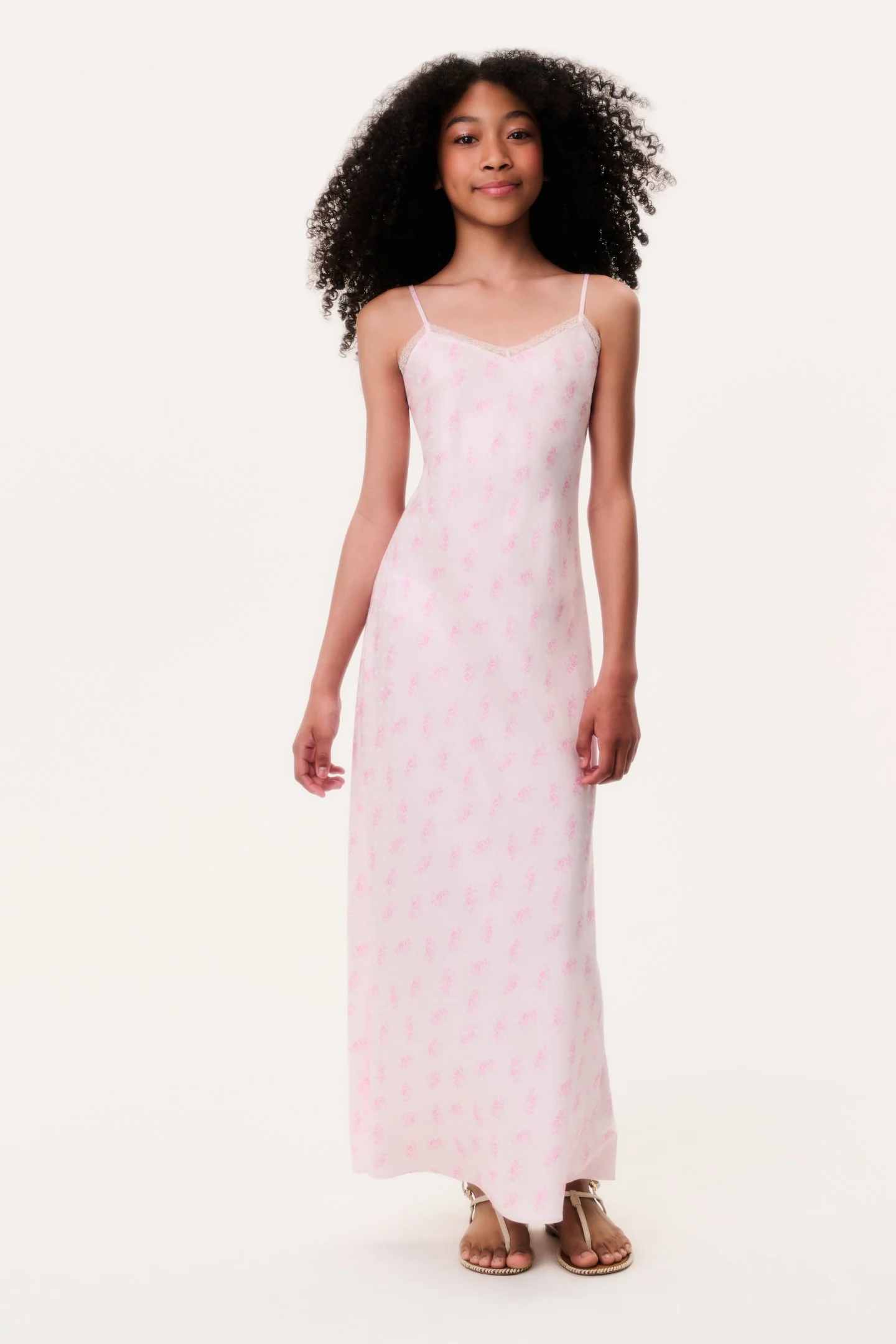 Vestido de gasa de seda Adelise Tween