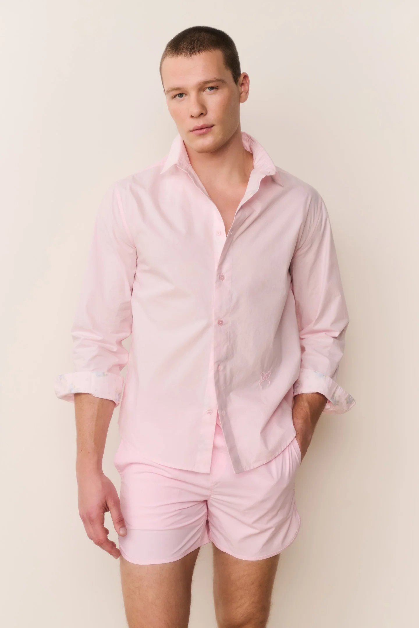 Camisa Unisex Hudley Rosa Mr. Fancy