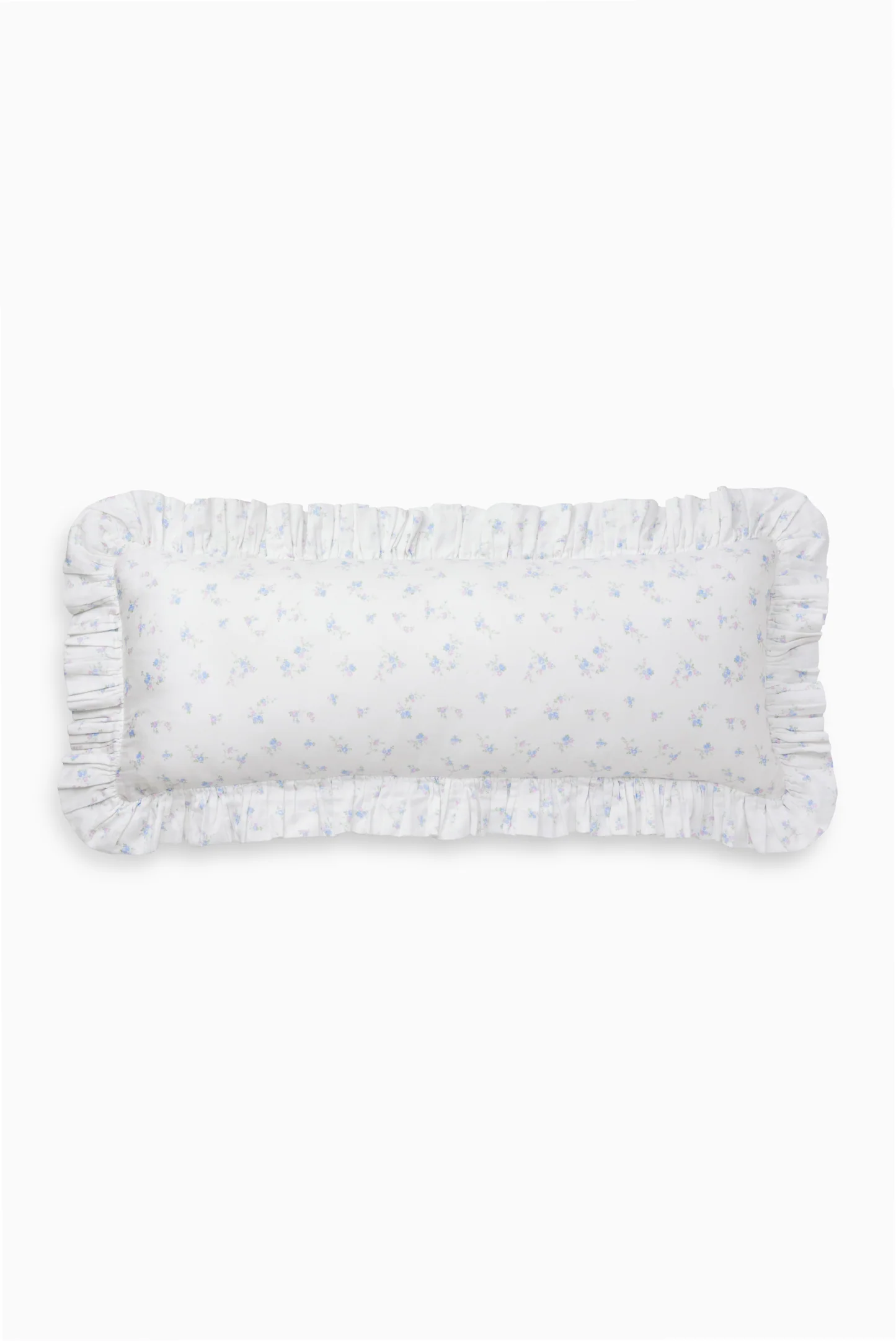 Almohada Lumbar con Volantes y Cinta de Jardín