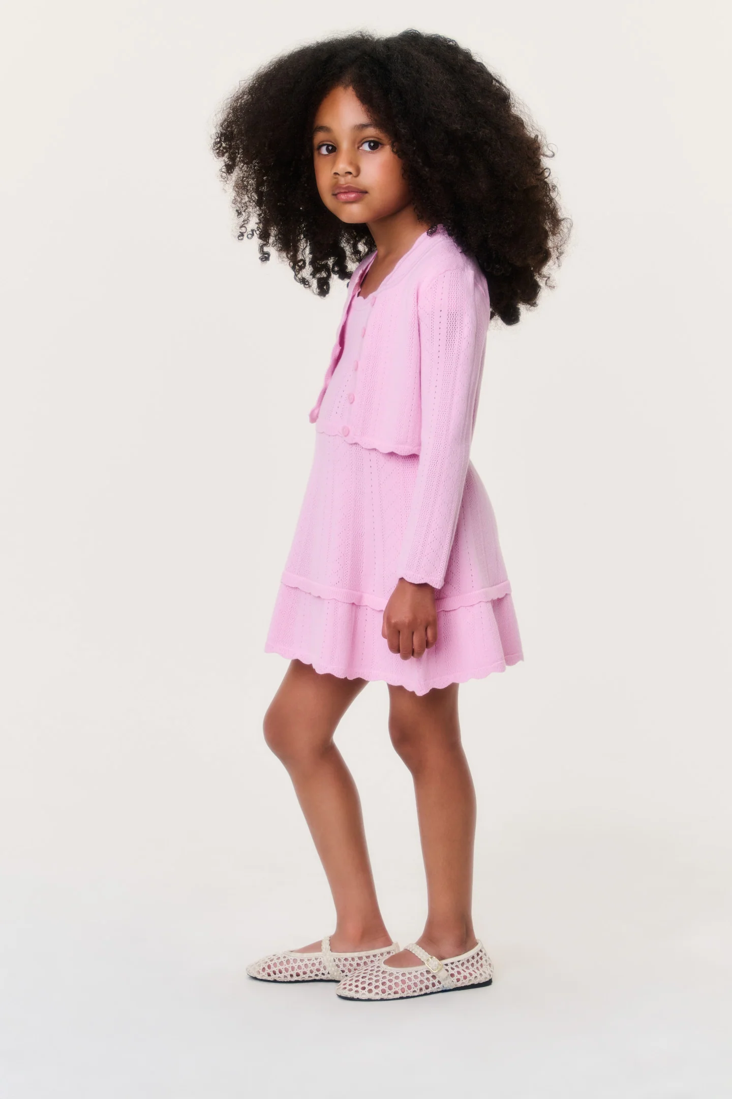 Chaleco Pointelle Elástico para Niñas