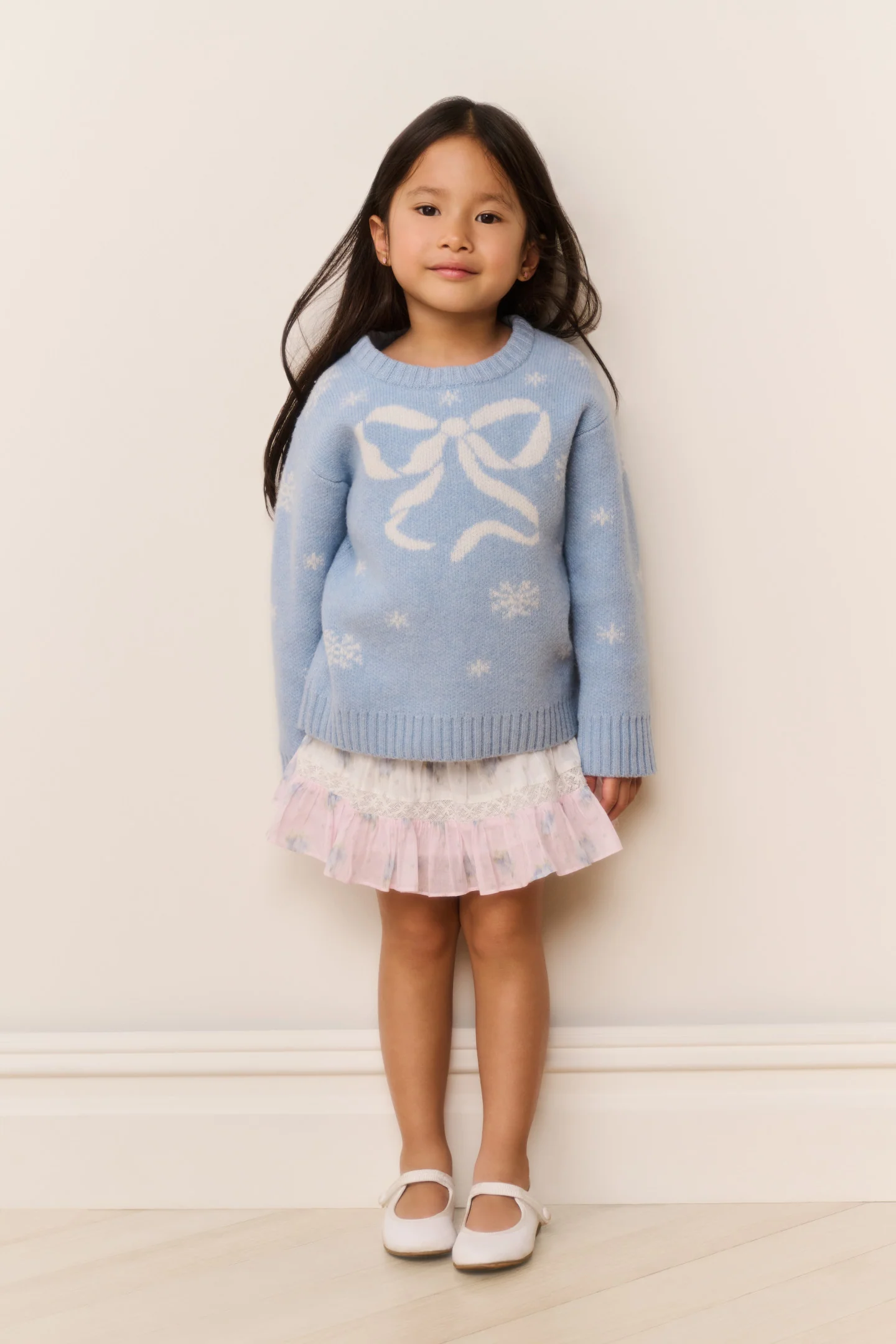 Chaqueta de lana Mintley para niñas pequeñas