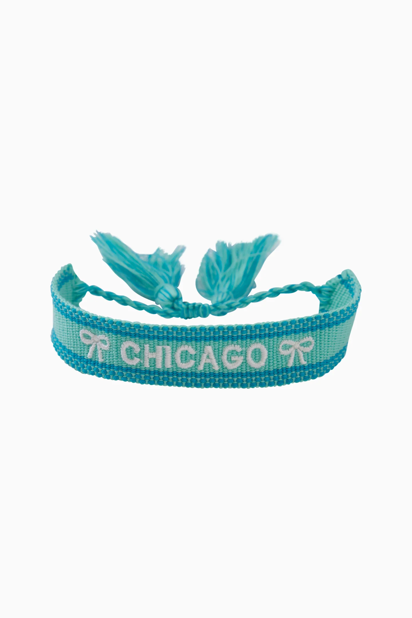 Pulsera tejida de Chicago