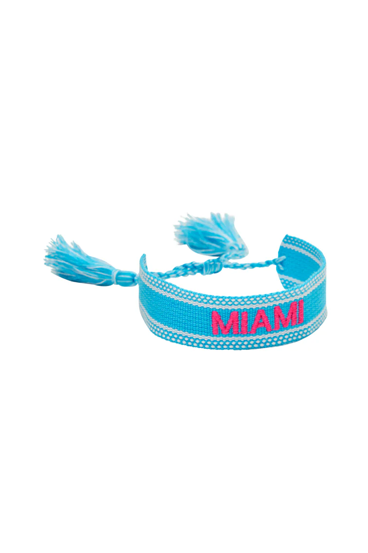 Pulsera tejida Miami