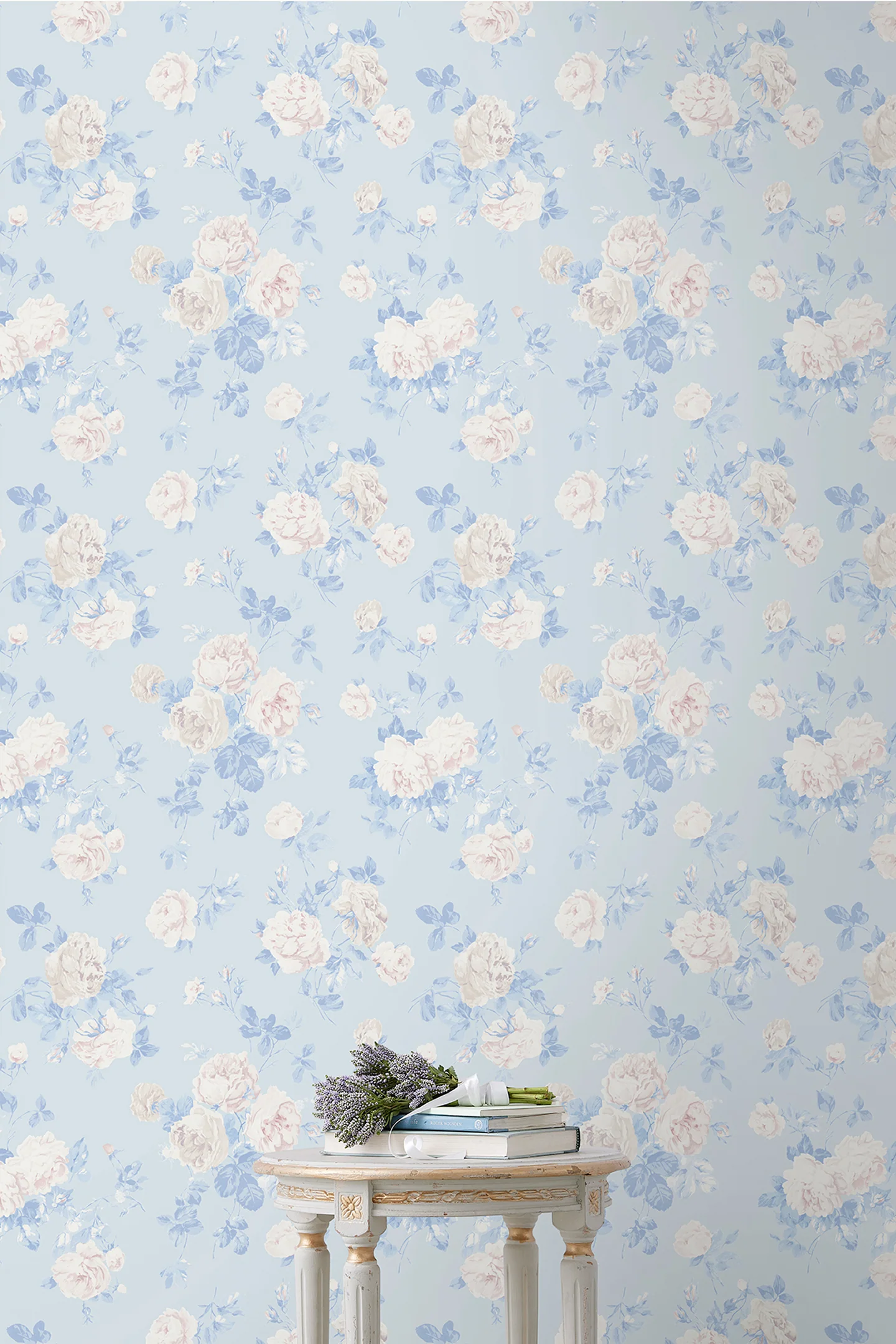 Papel Pintado Estándar Azul Susurro