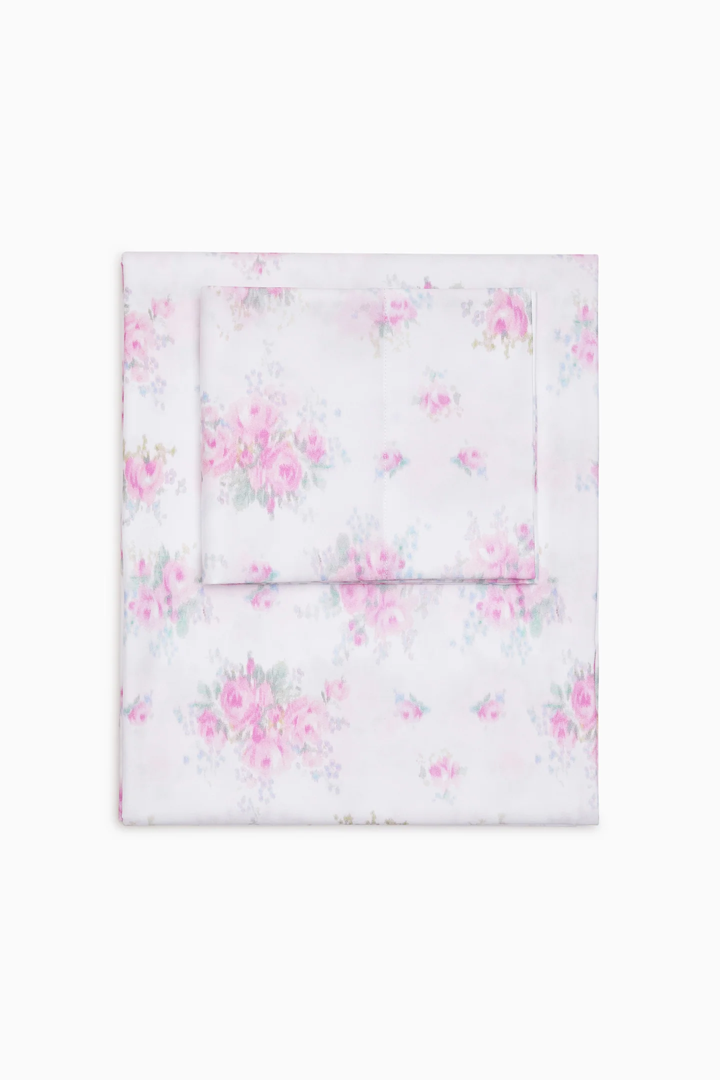 Juego de sábanas de algodón sateen floral