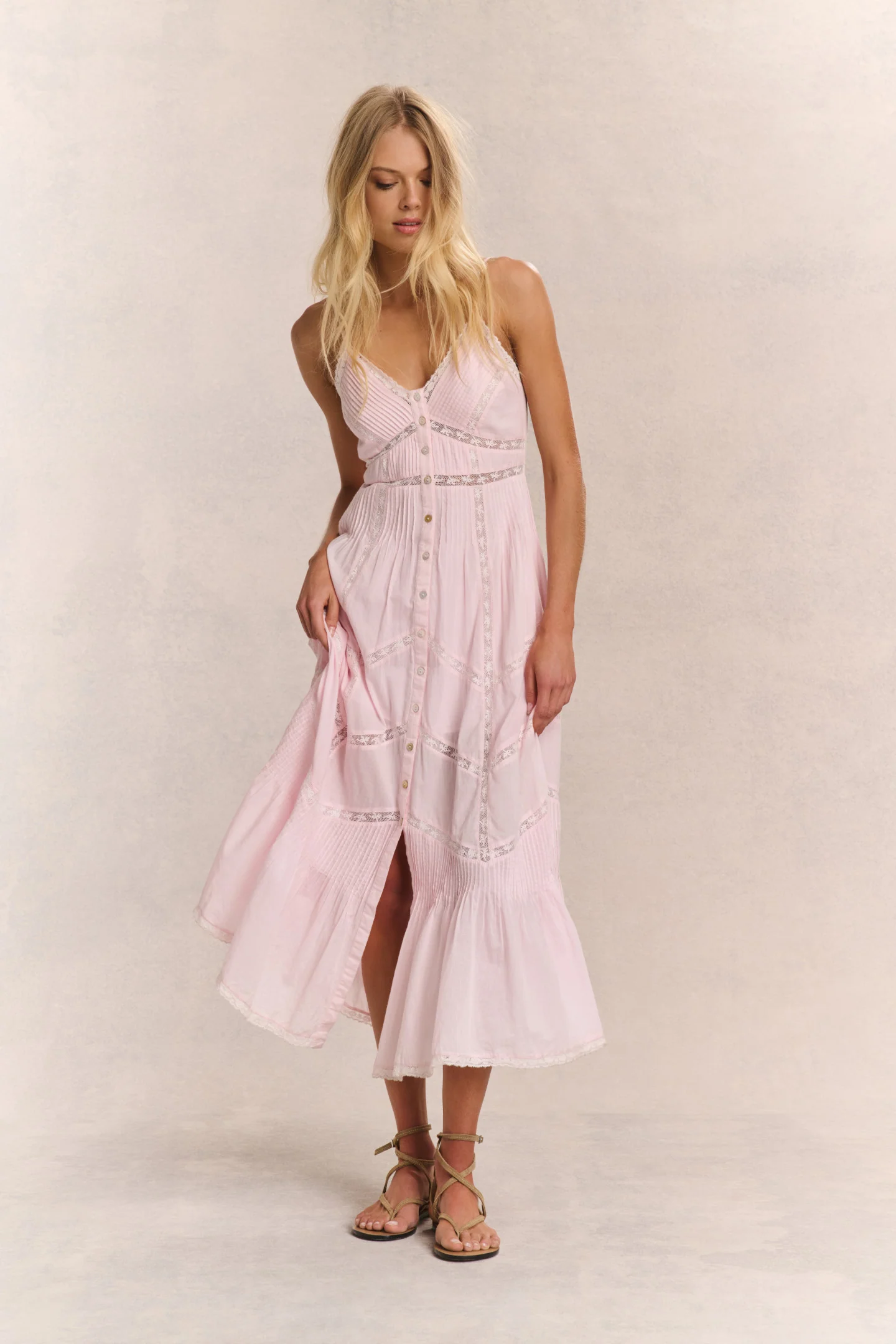 Vestido Midi de Algodón Herencia Esilda