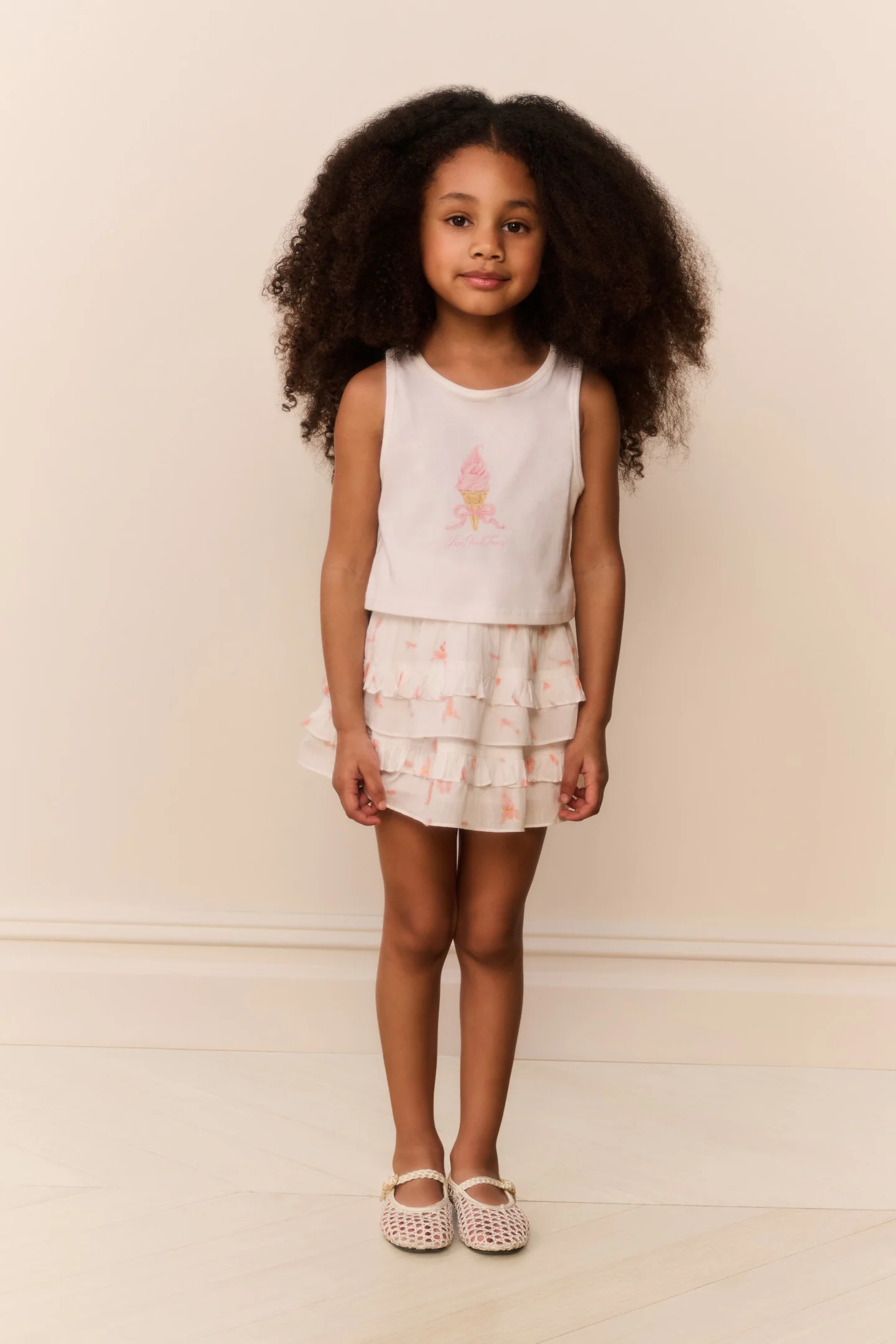 Camiseta Kaleen de Vanilla para Niñas Pequeñas