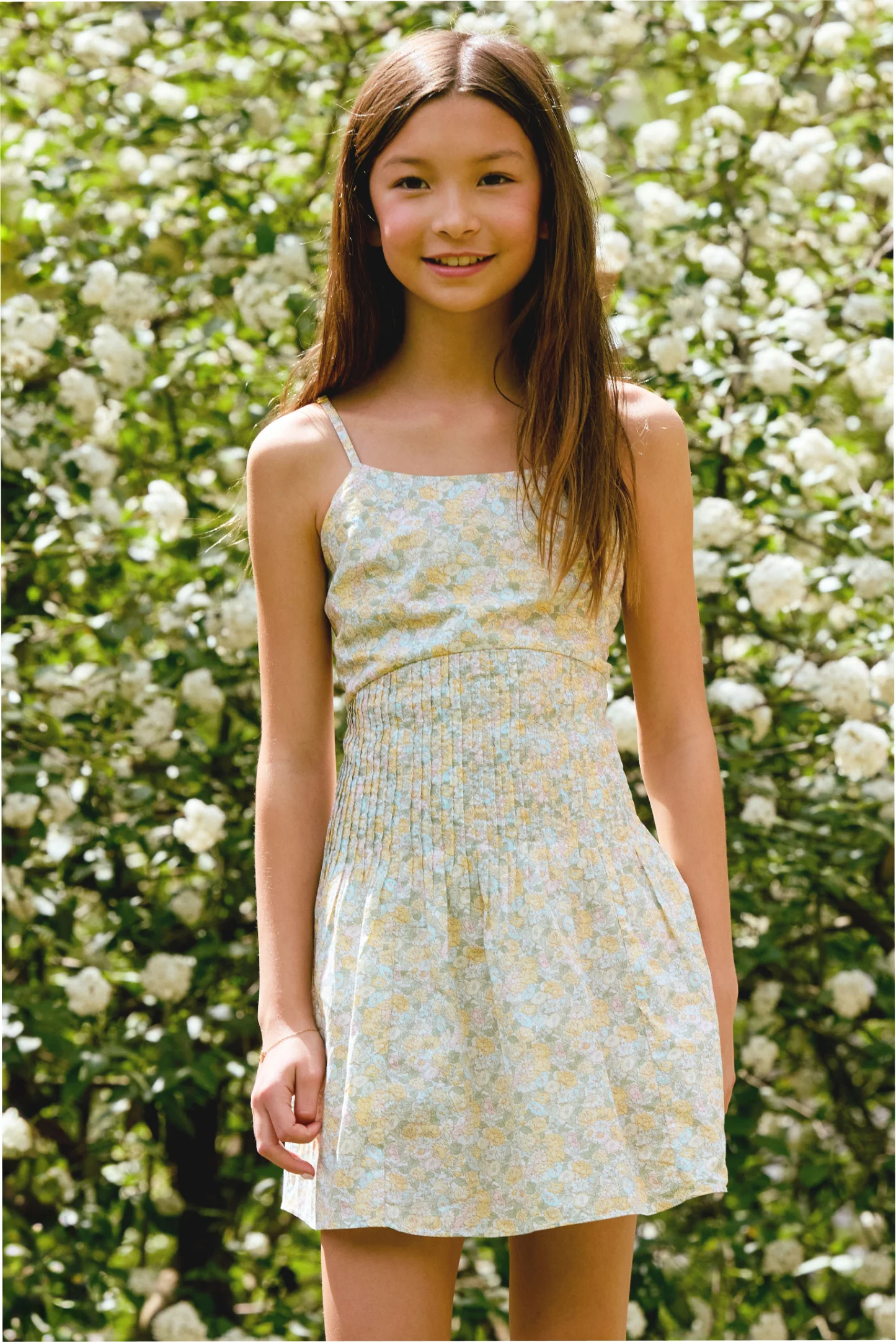 Hecho con tejidos Liberty Tween Havrea Vestido