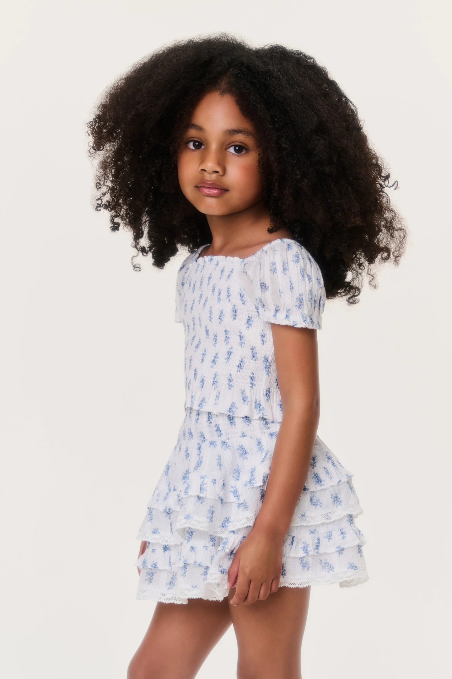 Falda Billie de Nube Indigo para Niñas Pequeñas