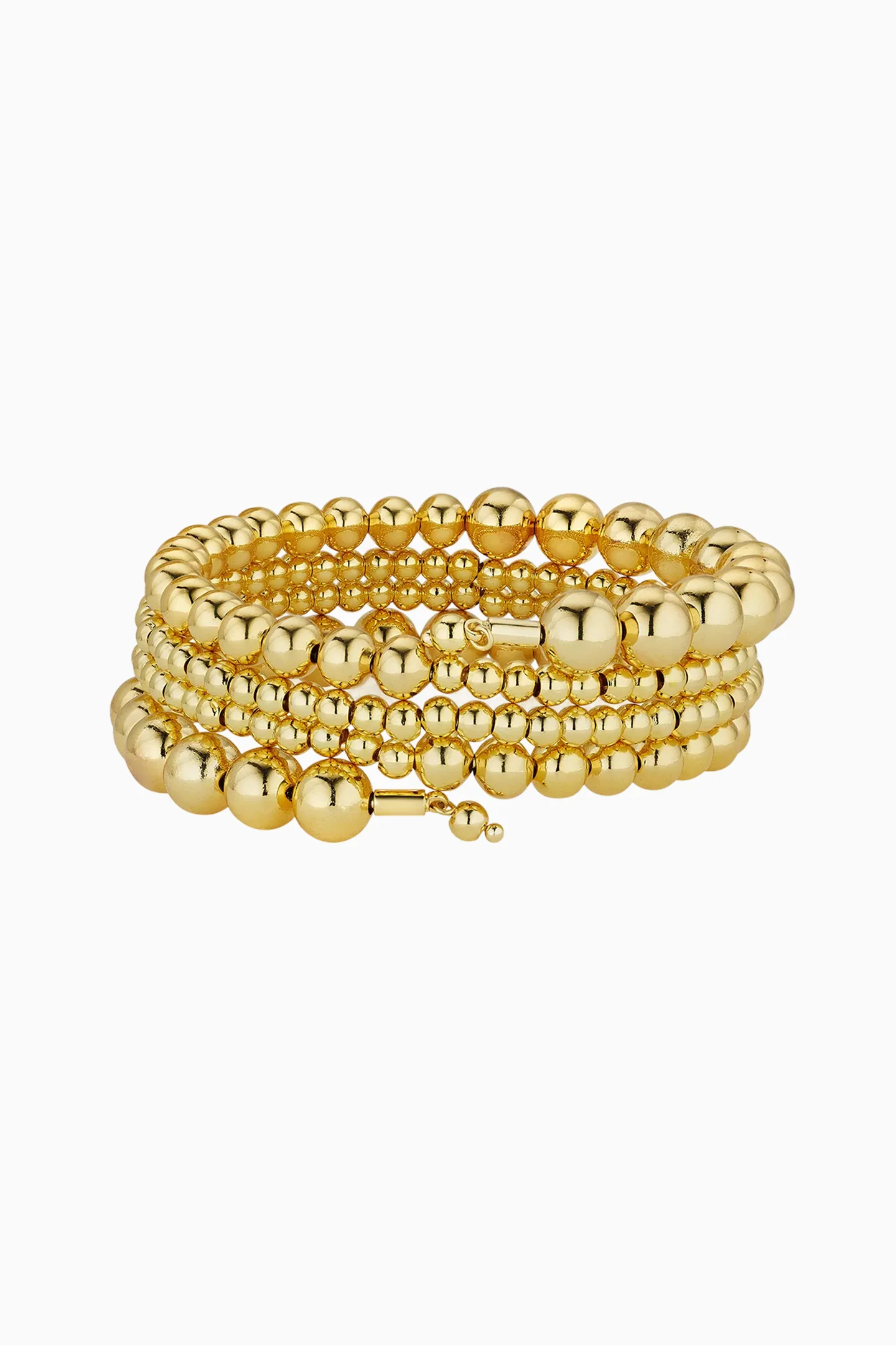 Pulsera de cuentas de oro 14k Jennifer Miller
