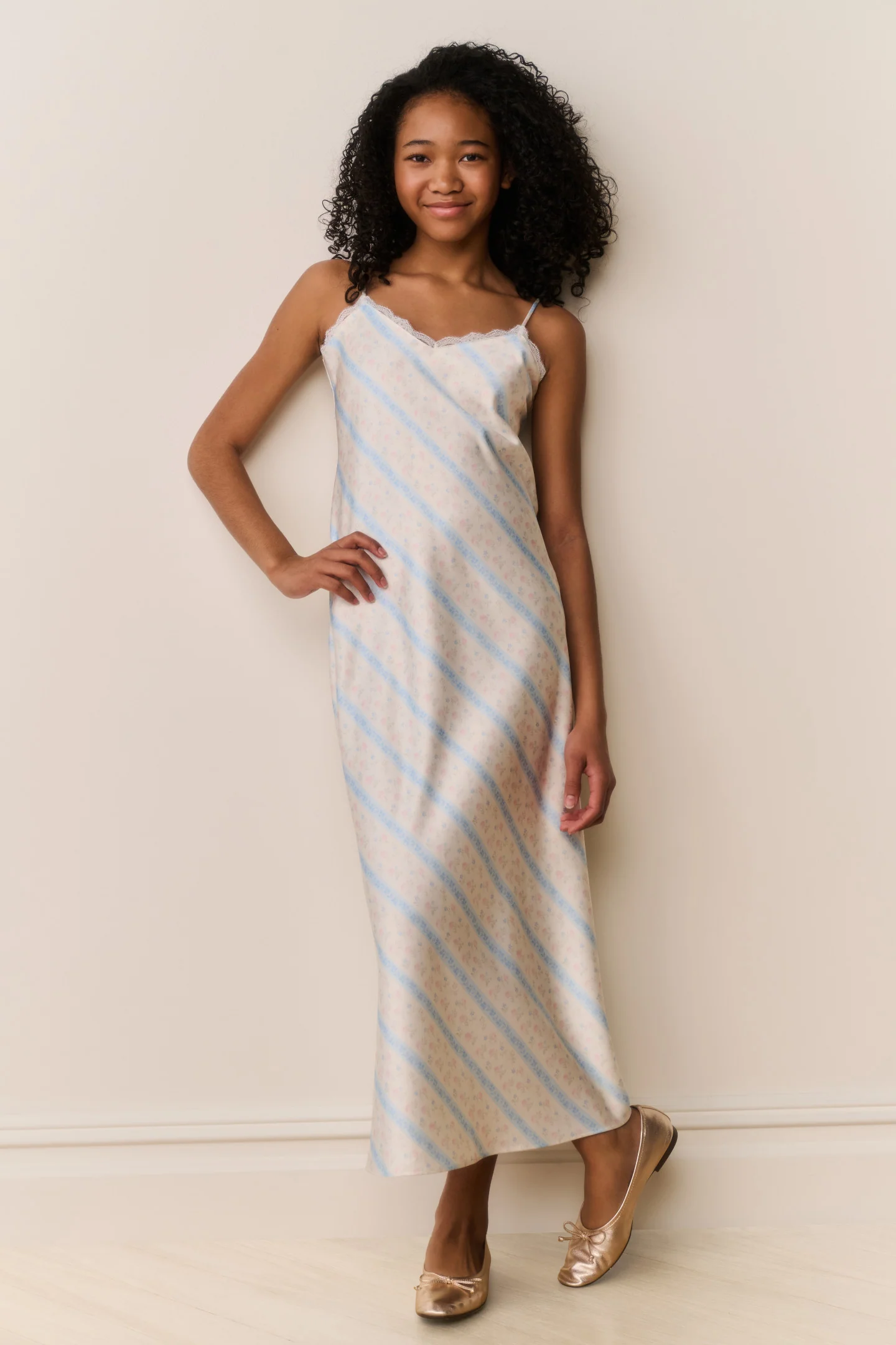 Vestido Maxi Estampado Floral Tween Adelise